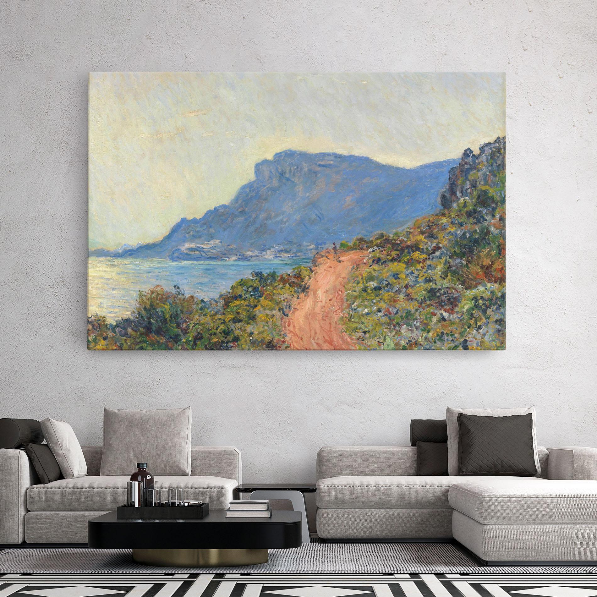 Картина на платно Near Monaco mockup 2