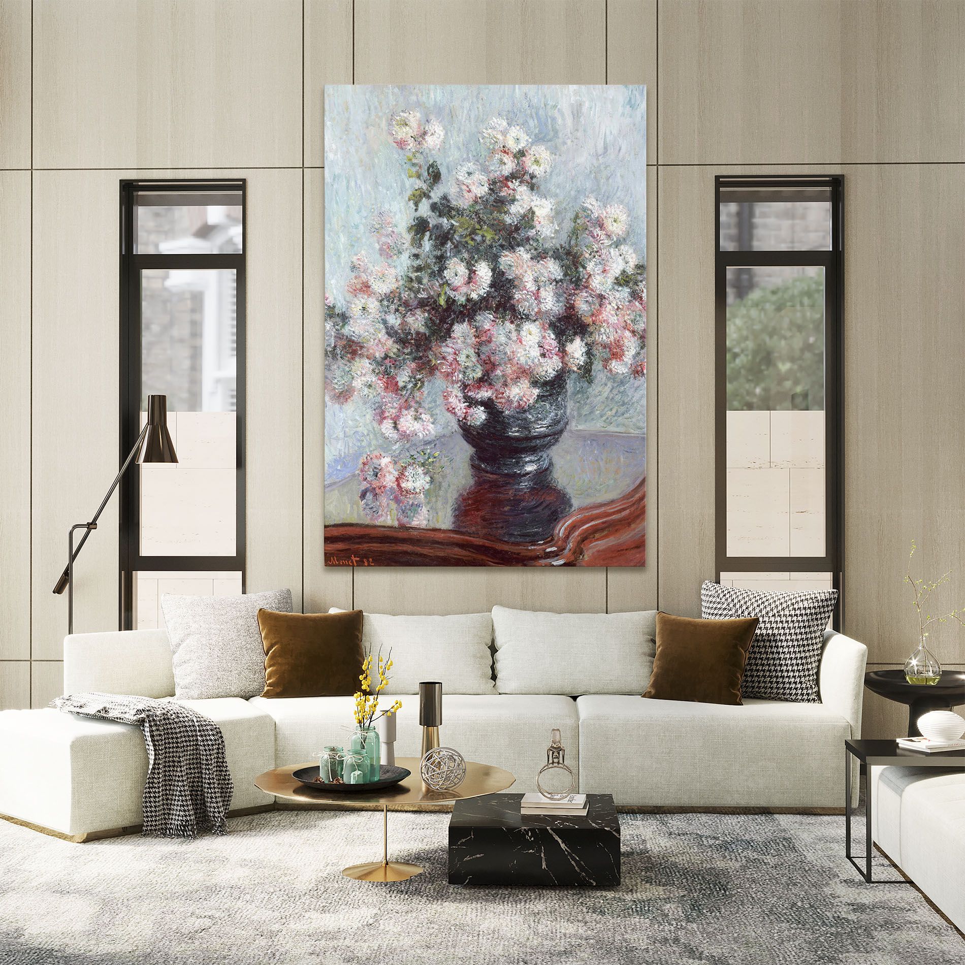 Chrysanthemums mockup 2