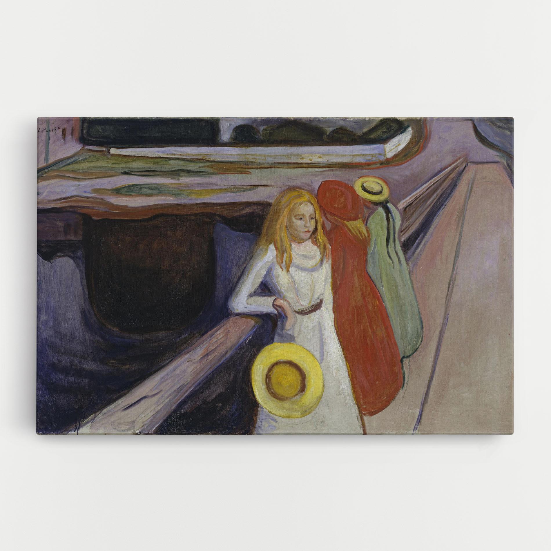 Картина на платно Bridge Girls mockup 0