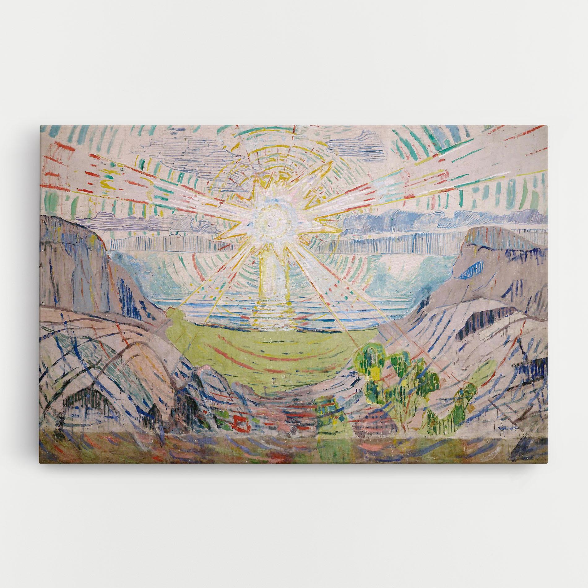 Картина на платно The Sun Art mockup 0