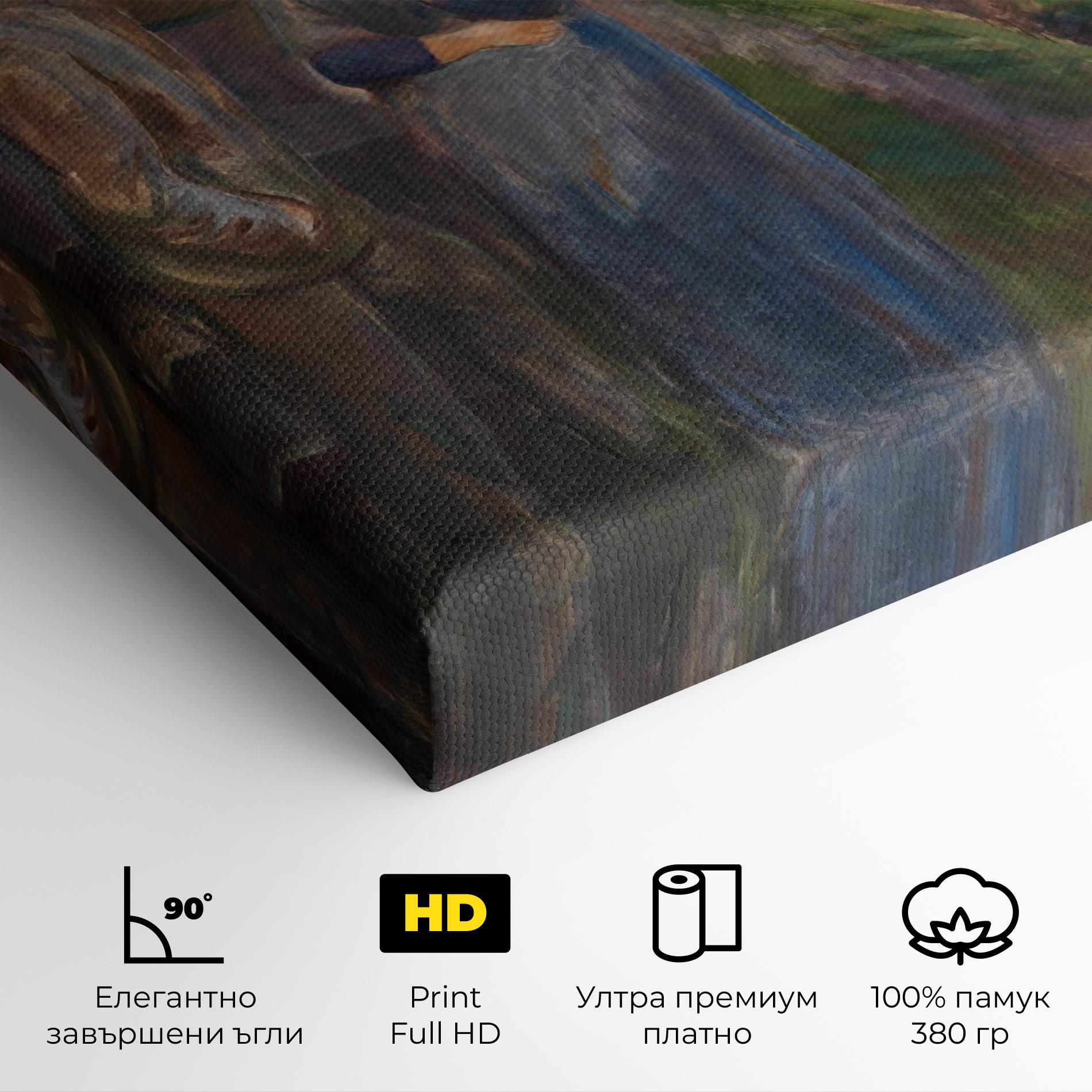 Картина на платно Evening Passion mockup 4