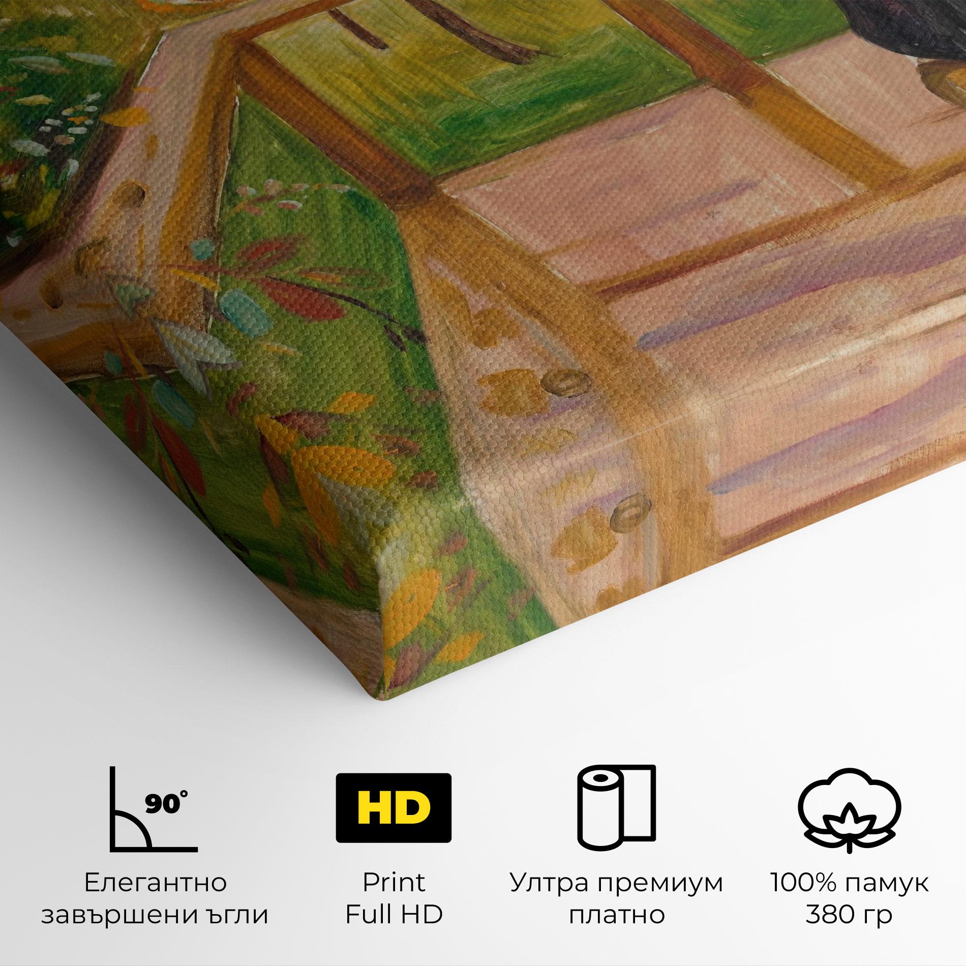 Картина на платно On The Veranda mockup 4