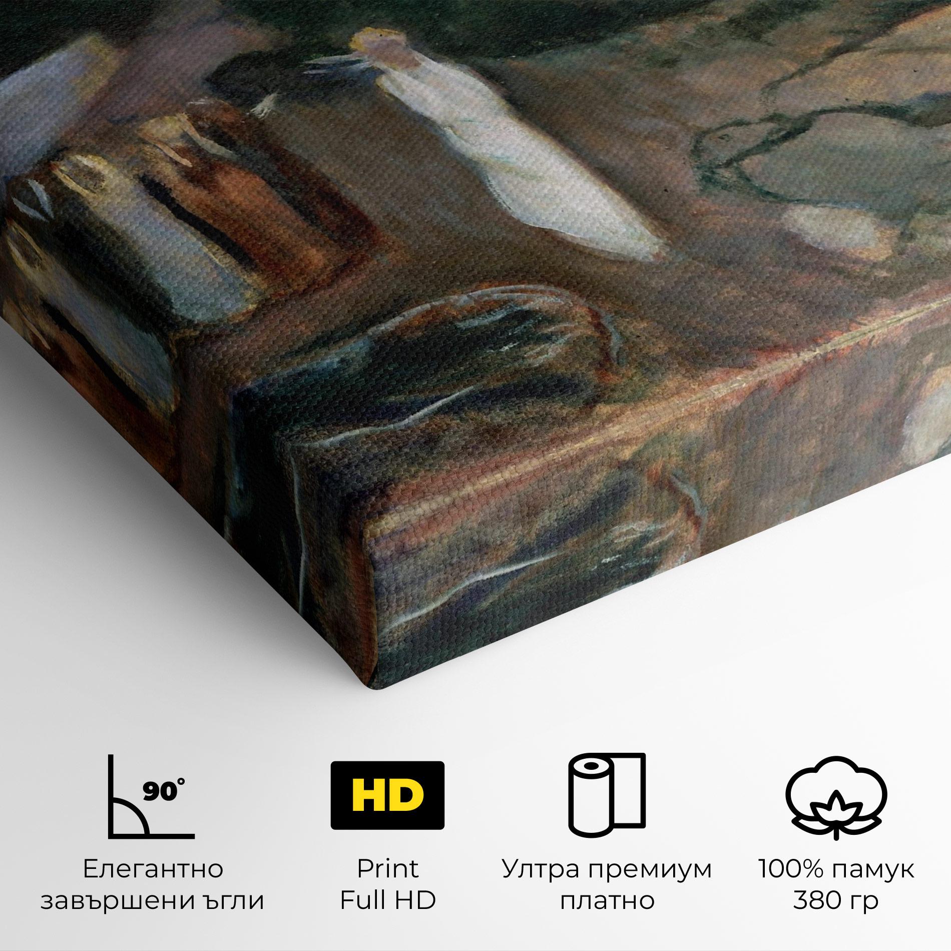 Картина на платно The Storm mockup 4