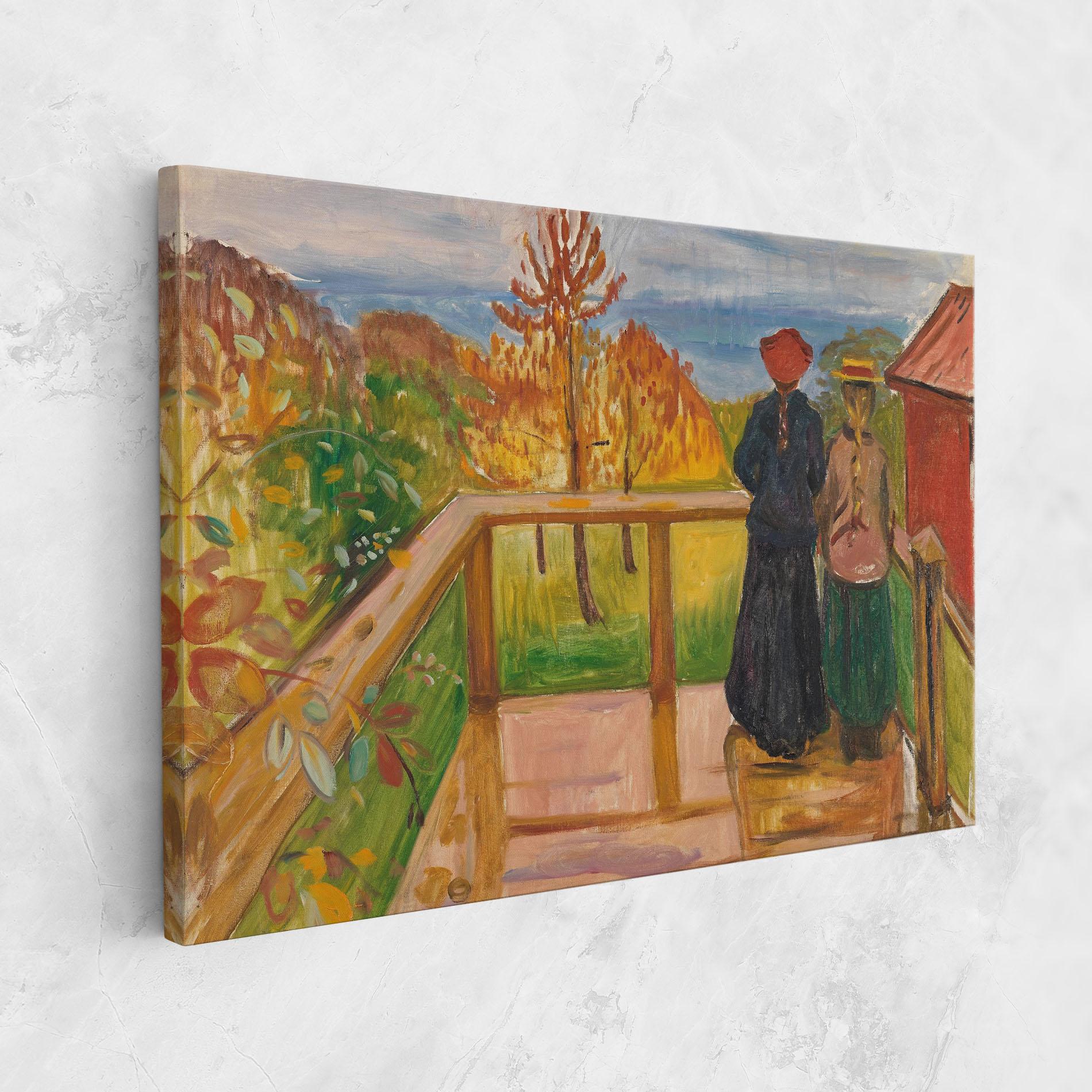 Картина на платно On The Veranda mockup 1