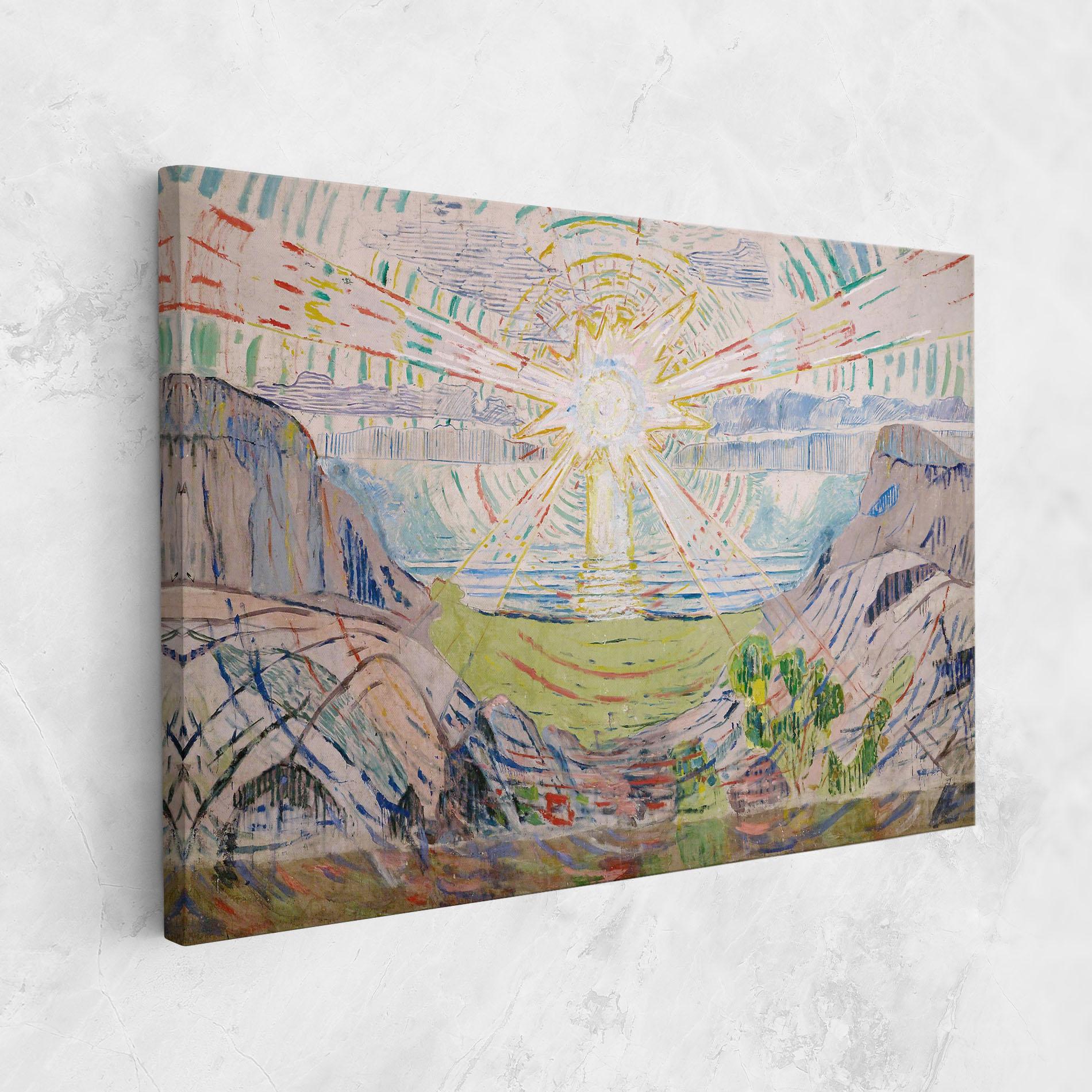 Картина на платно The Sun Art mockup 1