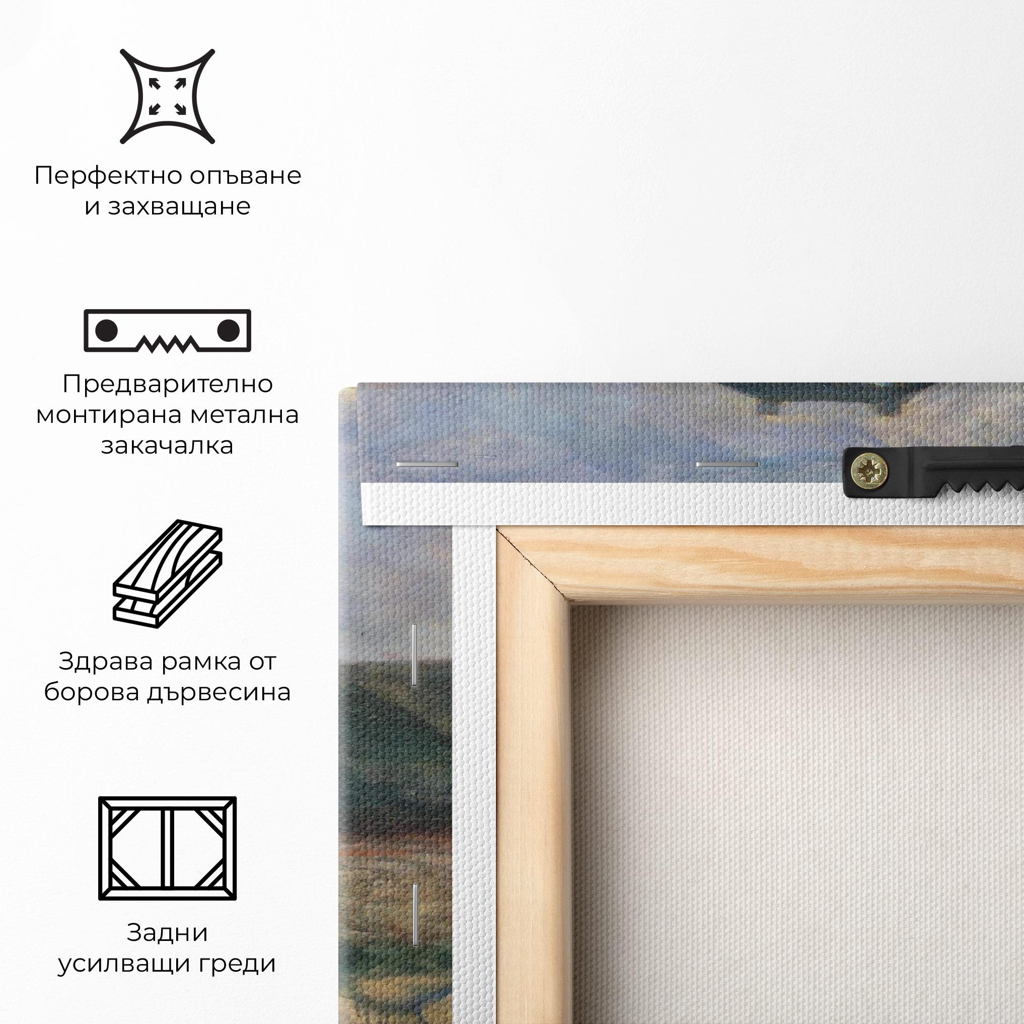 Картина на платно The Storm mockup 5