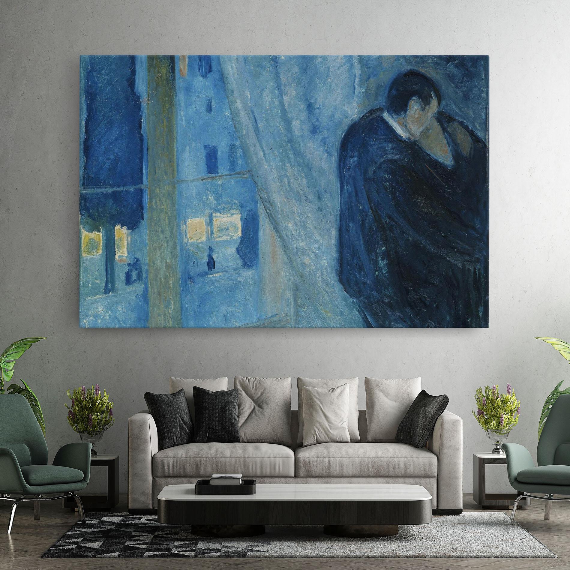 Картина на платно Kiss By The Window mockup 7