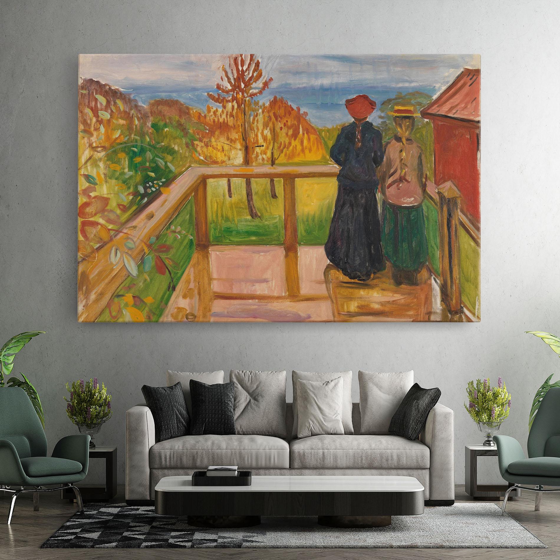 Картина на платно On The Veranda mockup 7