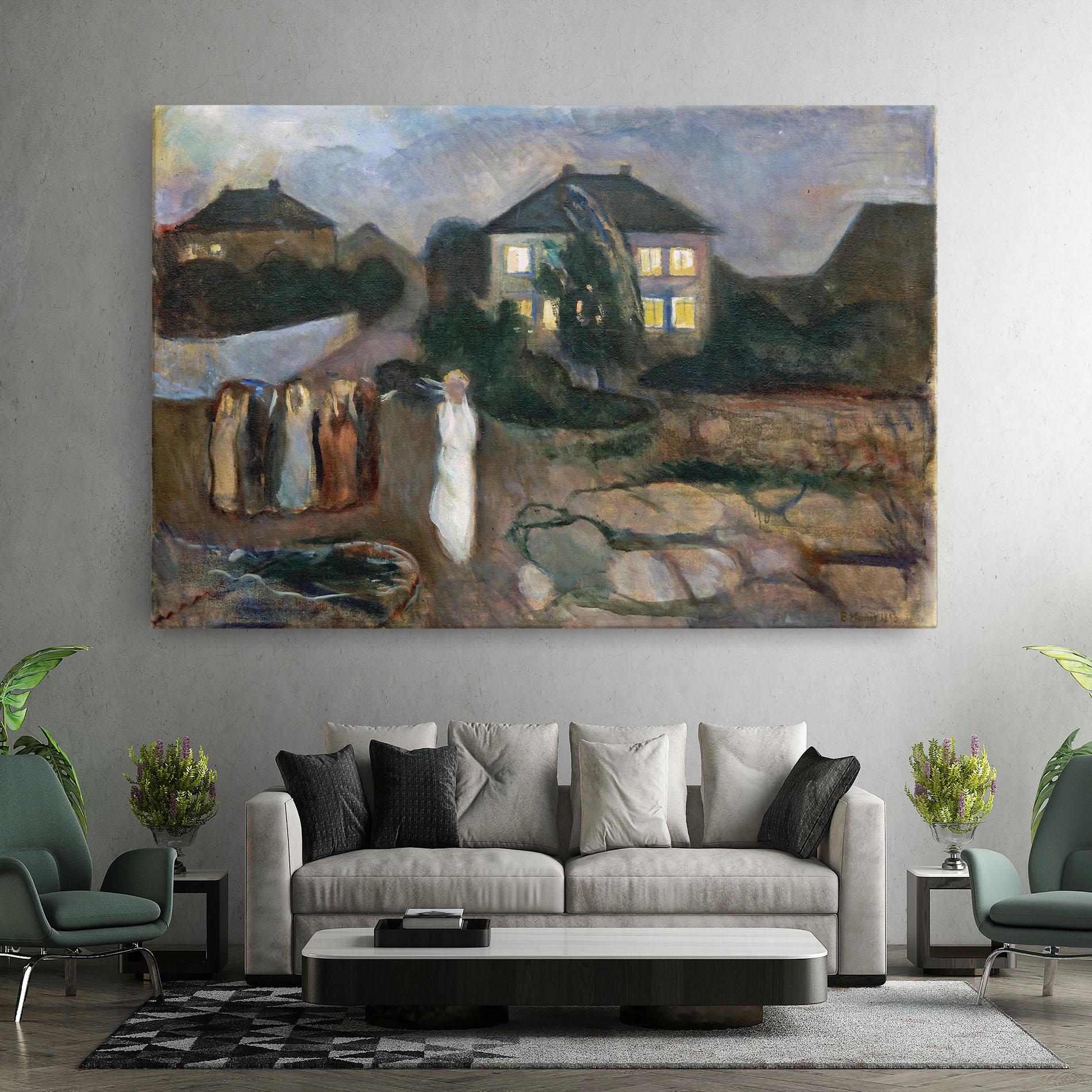 Картина на платно The Storm mockup 7