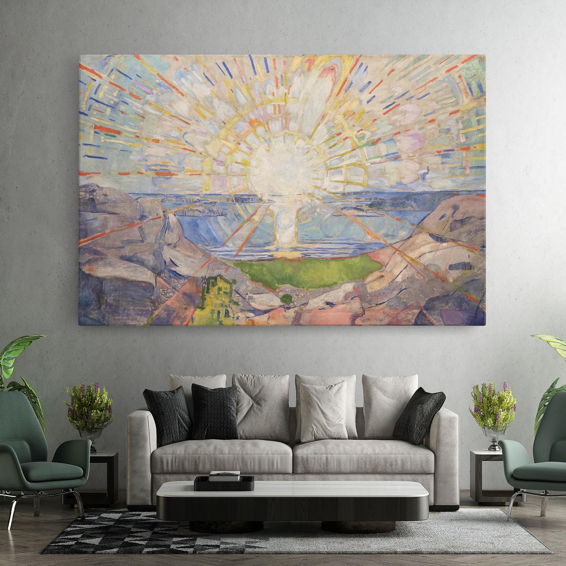 Картина на платно The Sun mockup 7