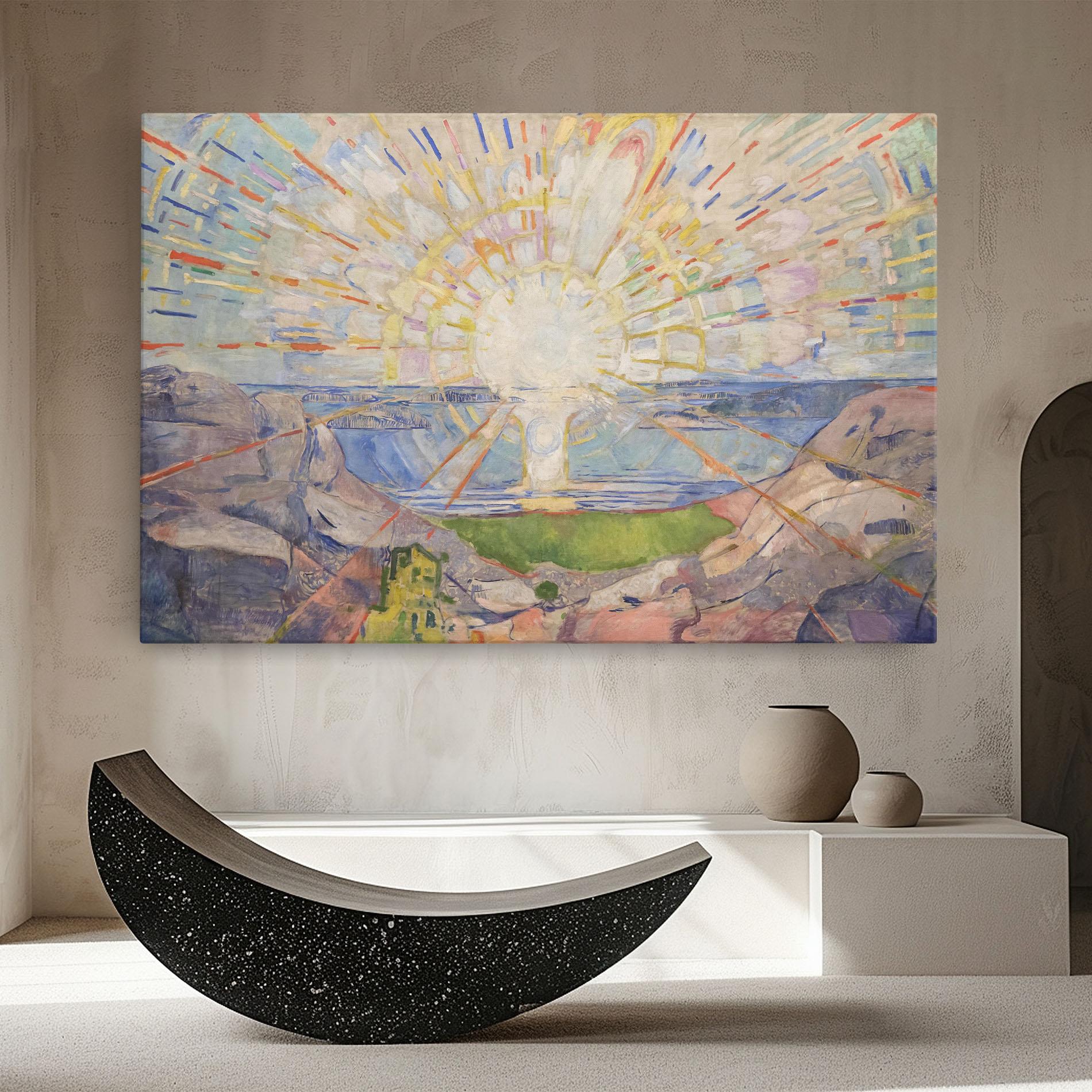 Картина на платно The Sun mockup 8