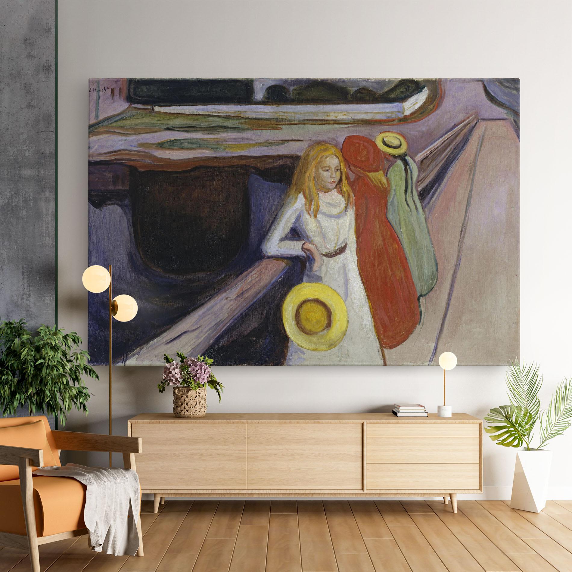 Картина на платно Bridge Girls mockup 9