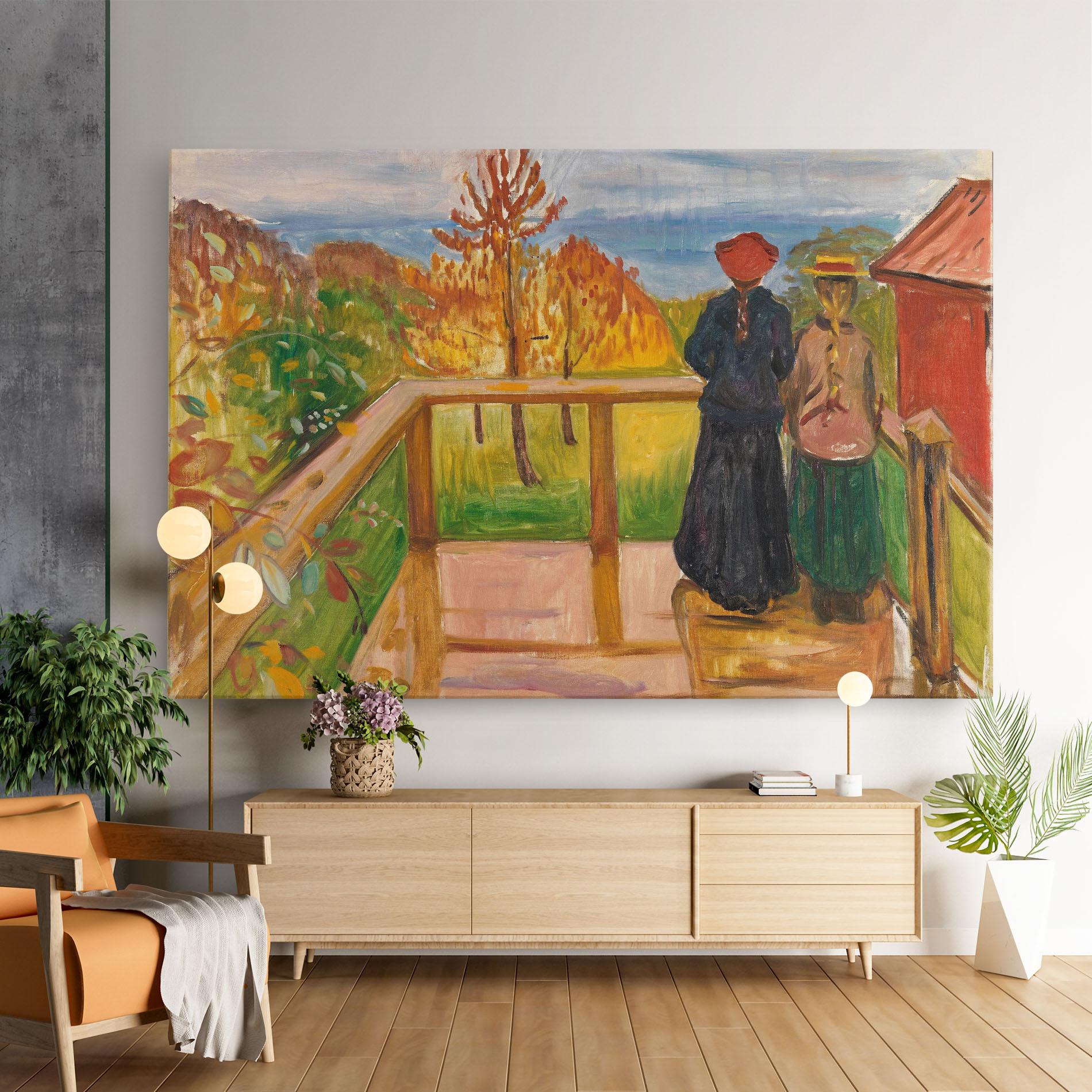 Картина на платно On The Veranda mockup 9