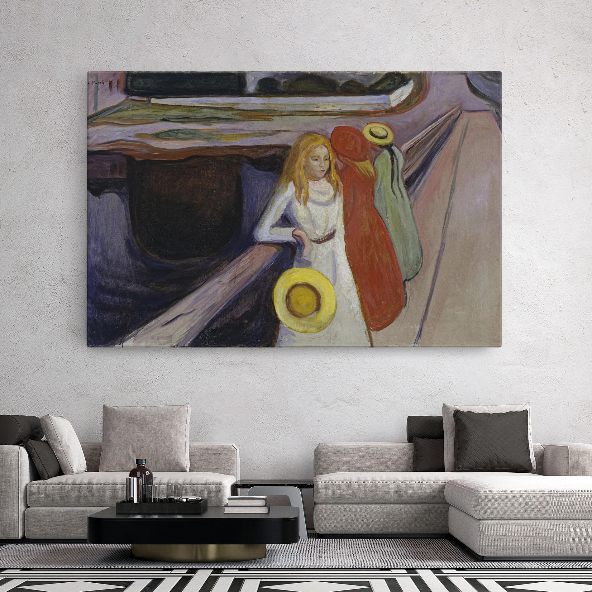 Картина на платно Bridge Girls mockup 2