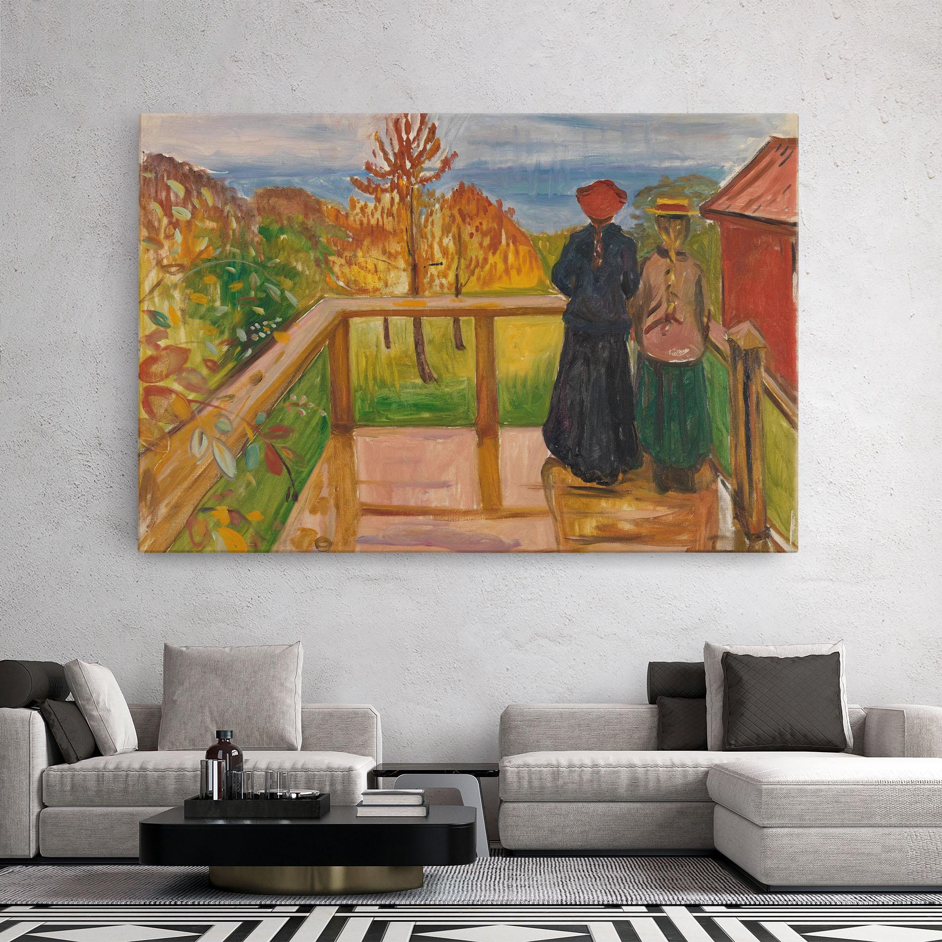 Картина на платно On The Veranda mockup 2