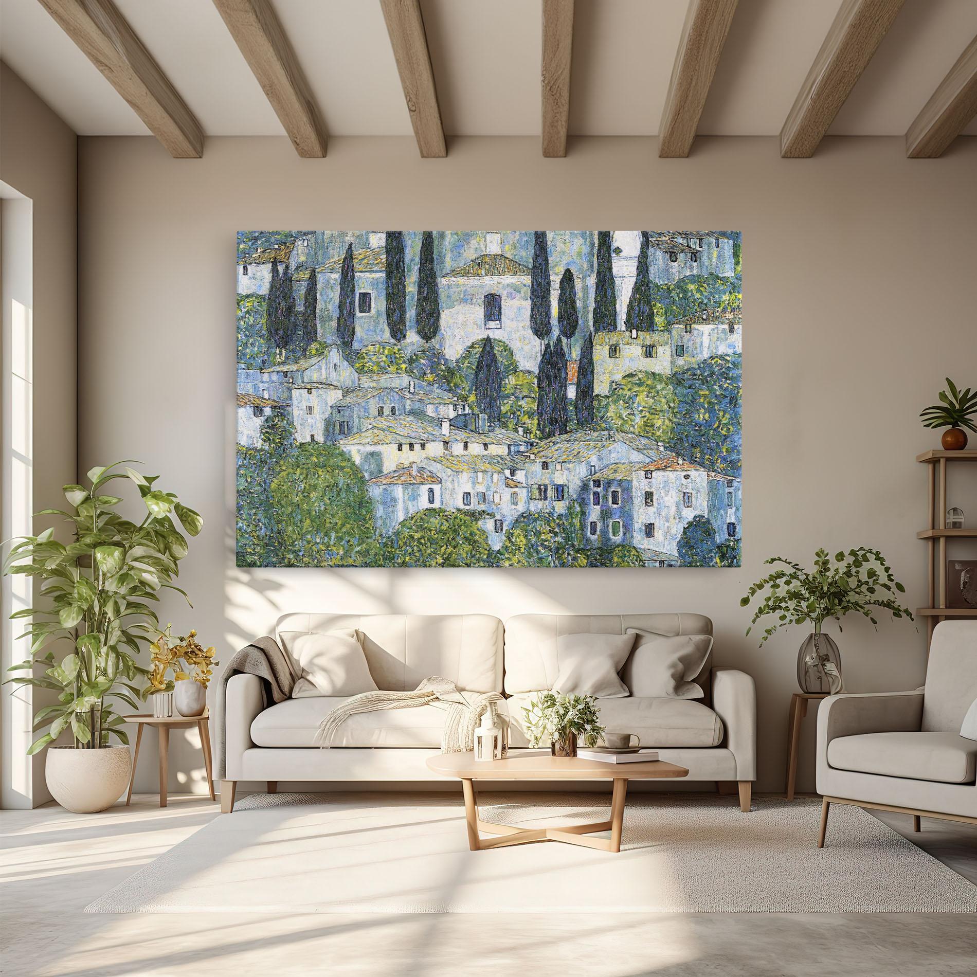 Картина на платно Kirche In Cassone mockup 6