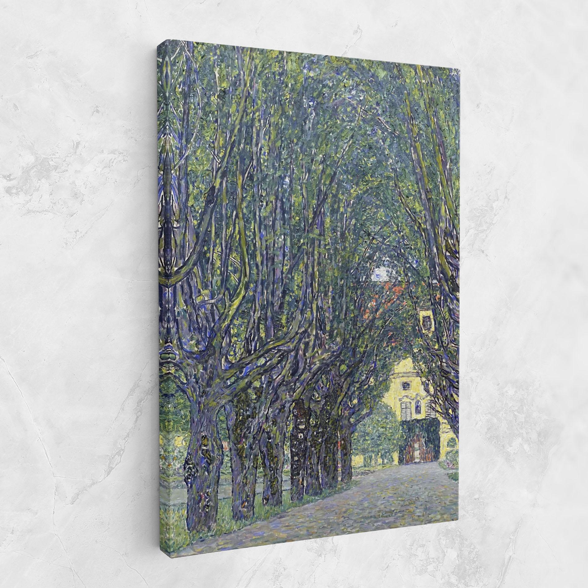 Картина на платно Allee At Schloss Kammer mockup 1