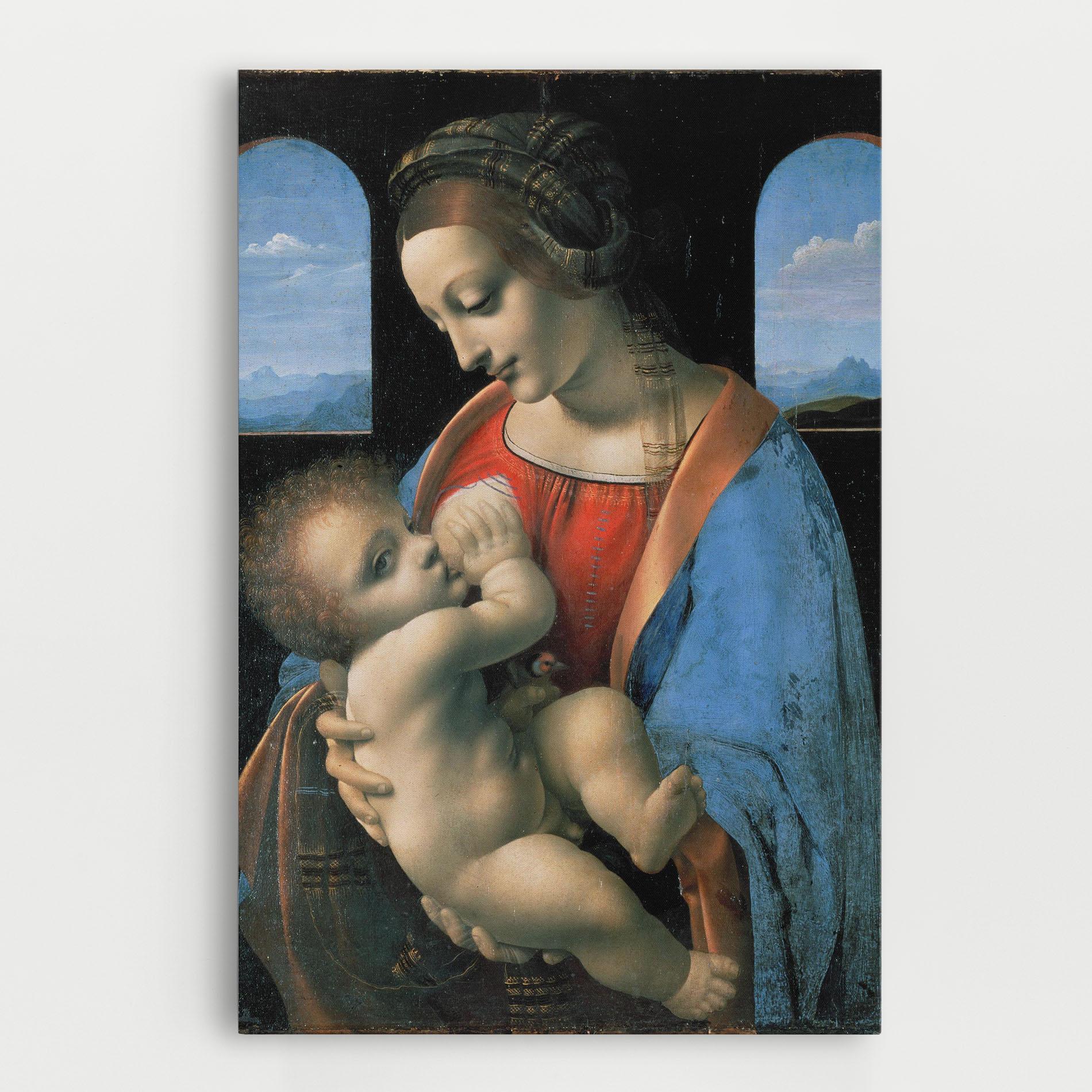 Картина на платно Leonardo Da Vinci Attributed Madonna Litta mockup 0