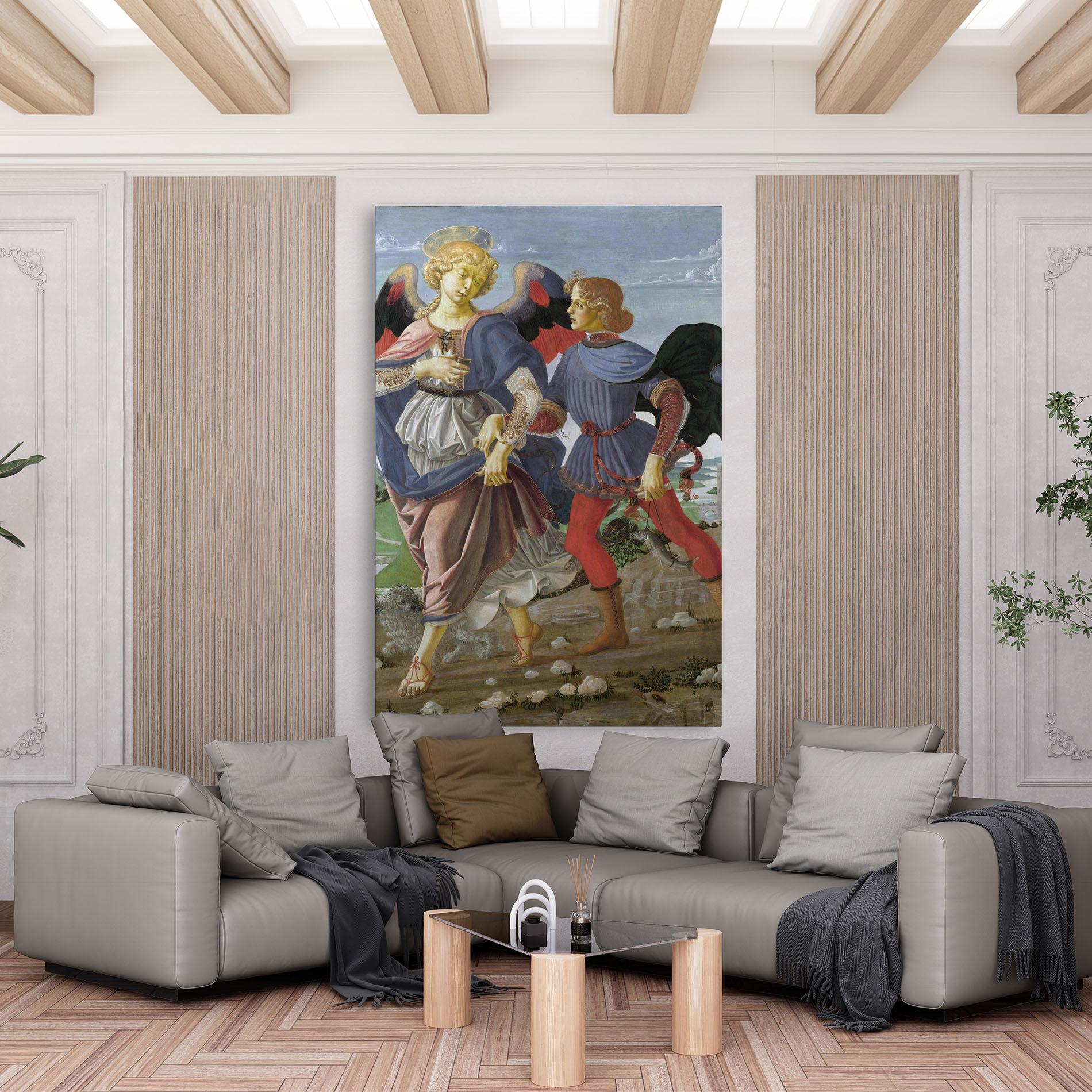 Картина на платно Tobias And The Angel mockup 6