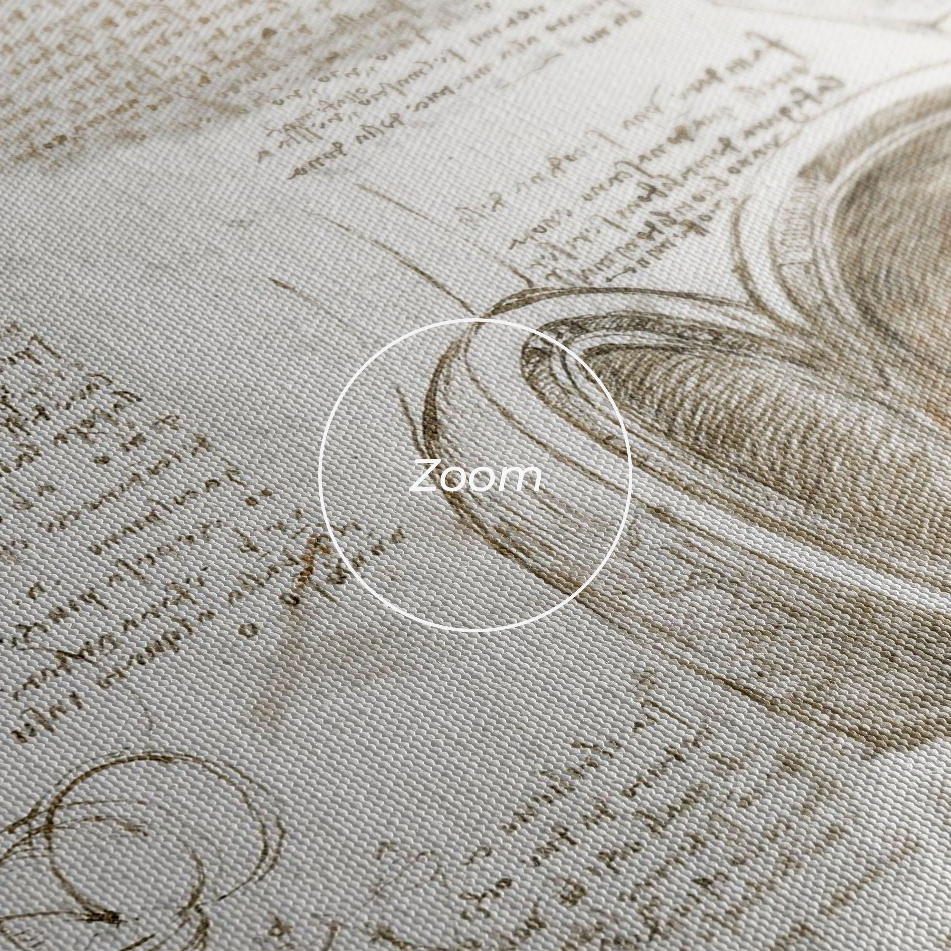 Leonardo Studies Of The Foetus mockup 3