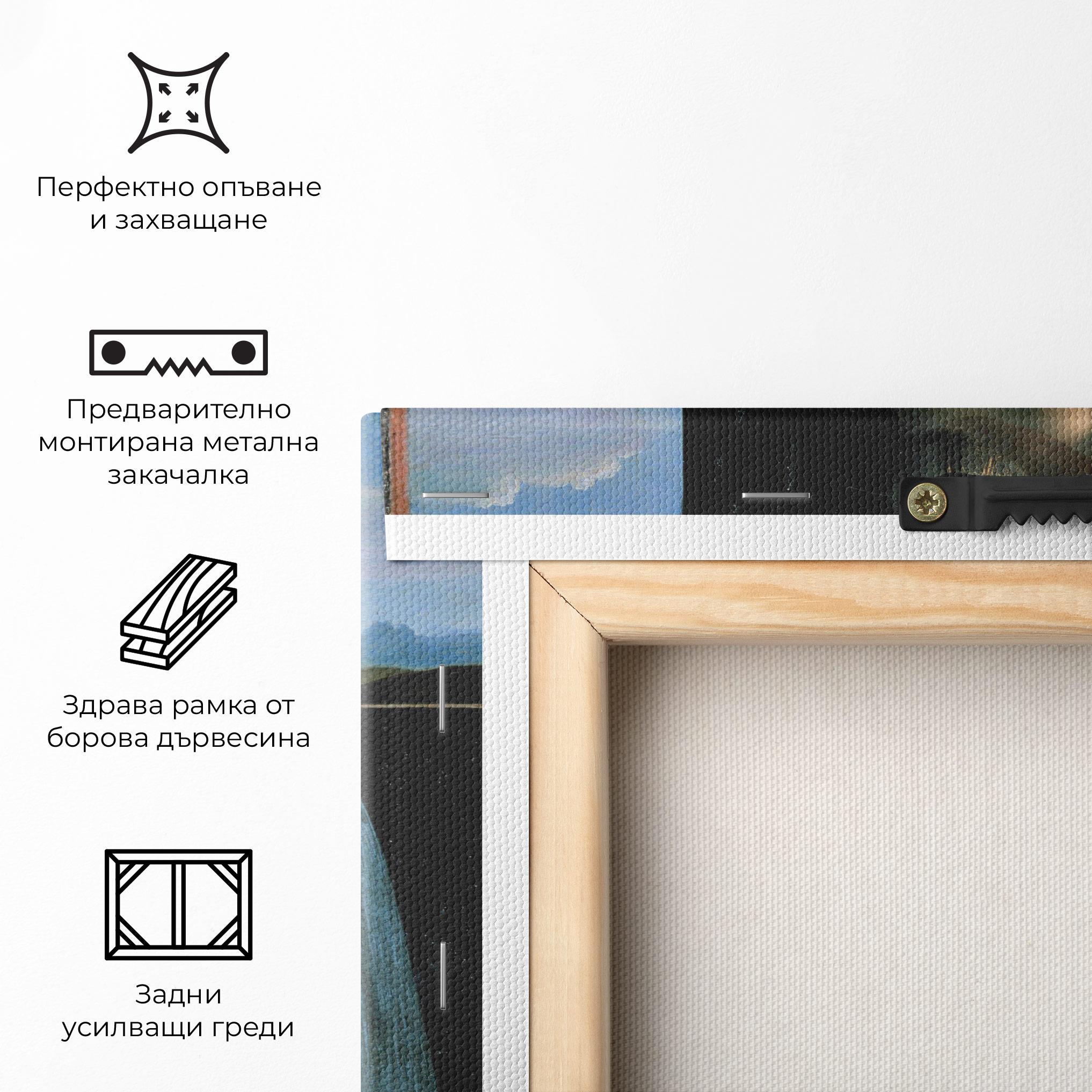 Картина на платно Leonardo Da Vinci Attributed Madonna Litta mockup 5