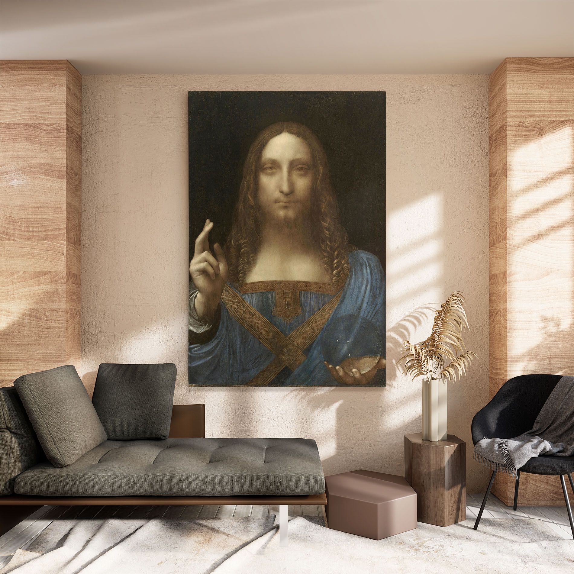Leonardo Da Vinci Salvator Mundi mockup 8