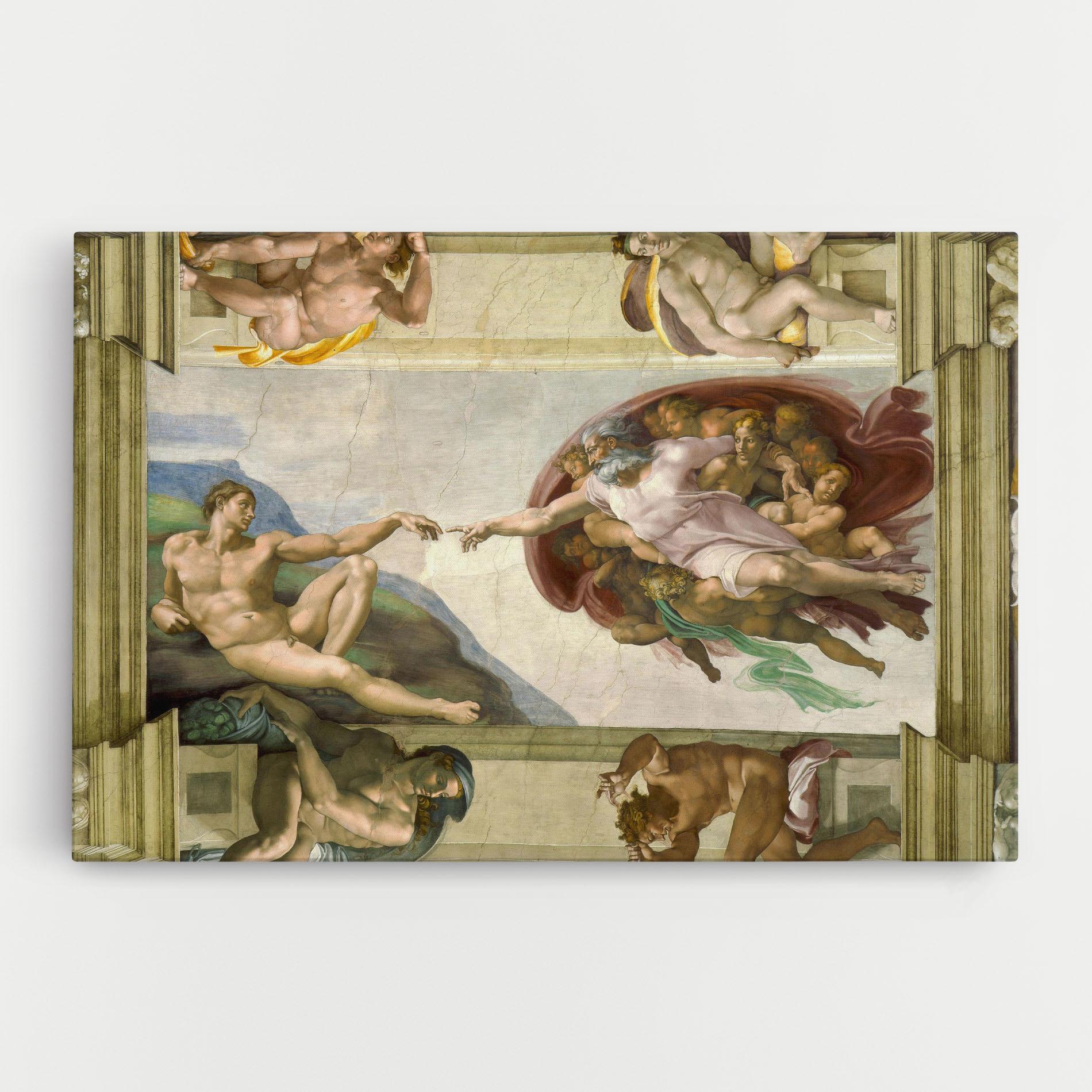 Картина на платно Creacion De Adam mockup 0