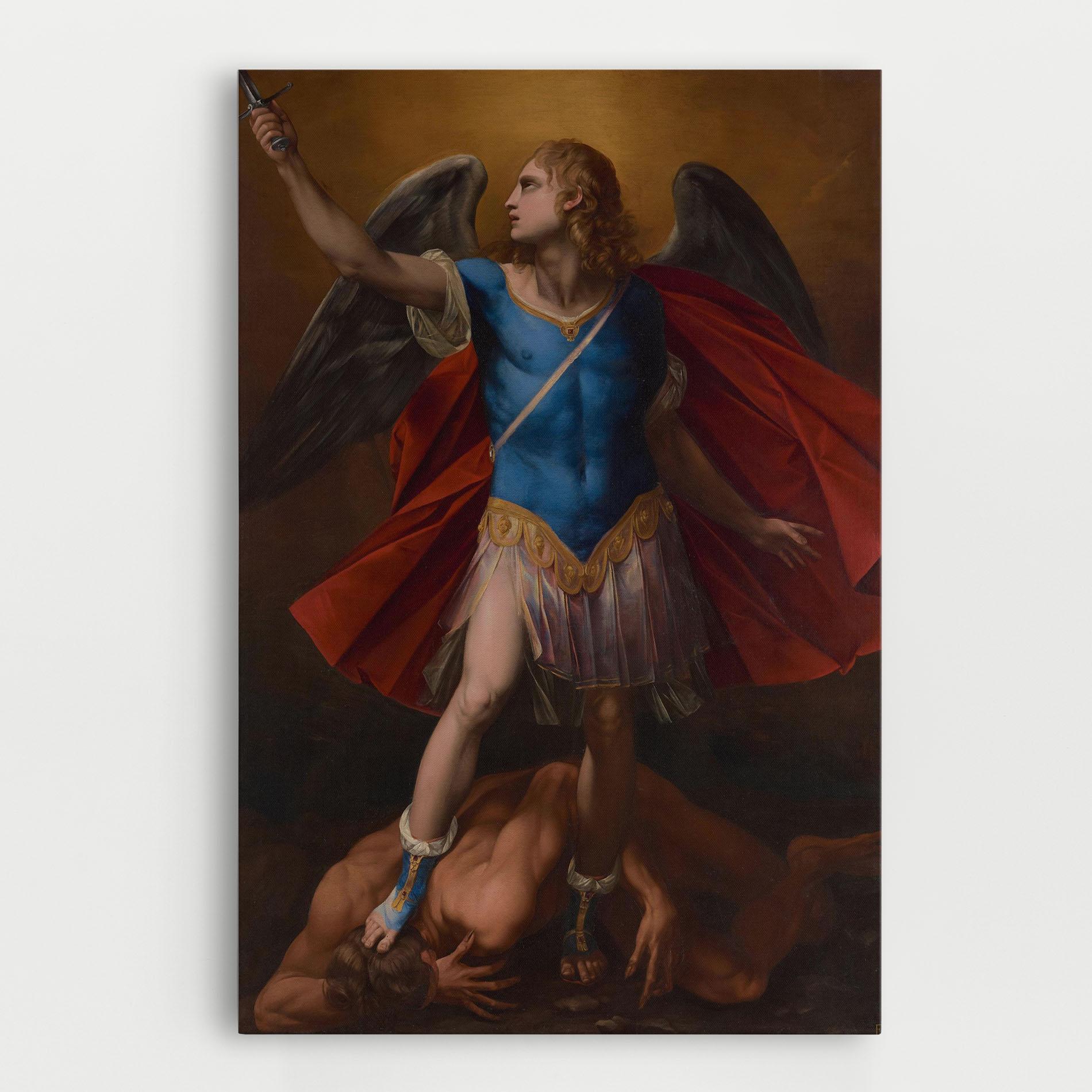 Картина на платно Sword In Upraised mockup 0