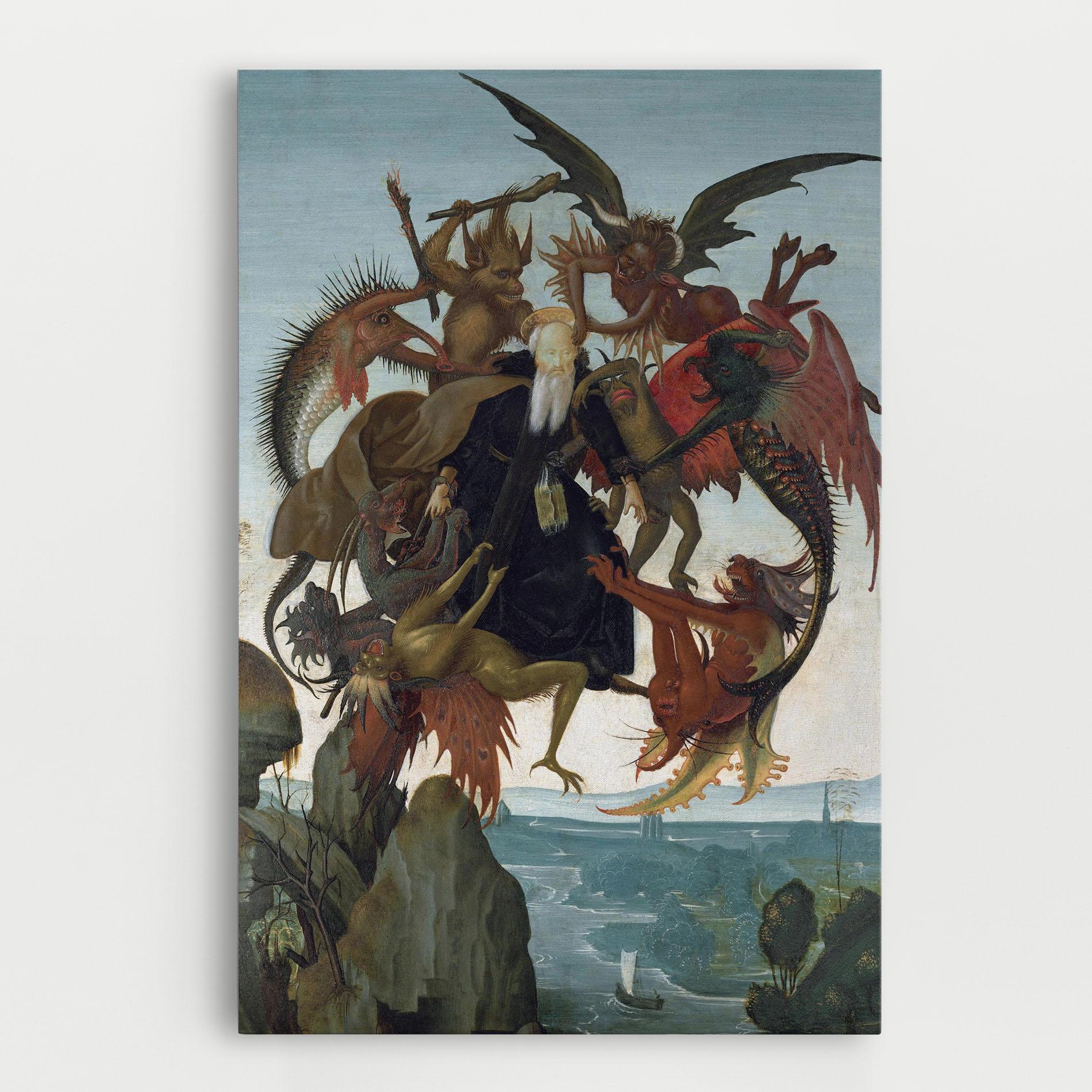 Картина на платно Torment Of Saint mockup 0