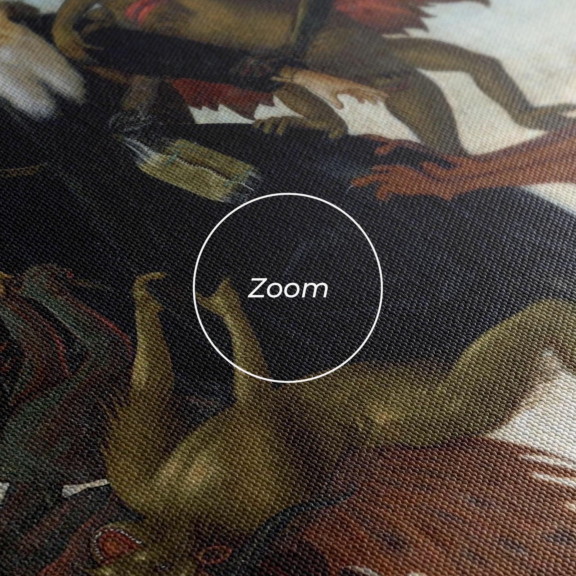 Картина на платно Torment Of Saint mockup 3