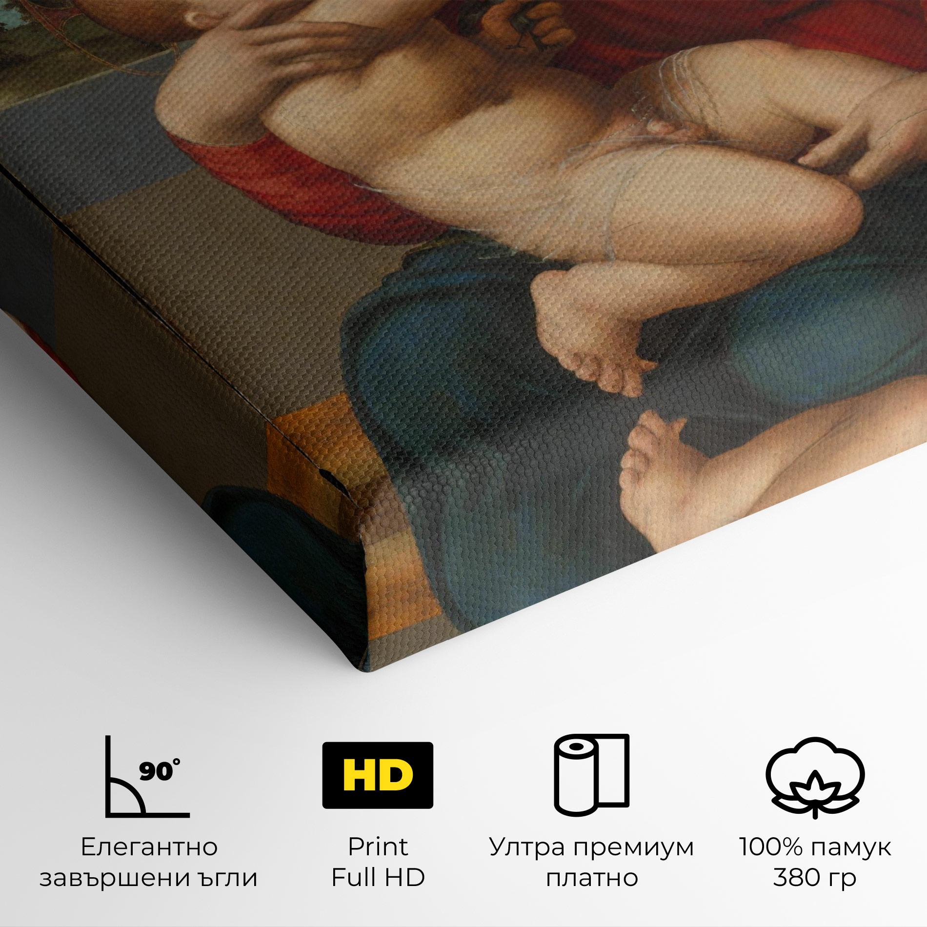 Картина на платно Madonna And Child mockup 4