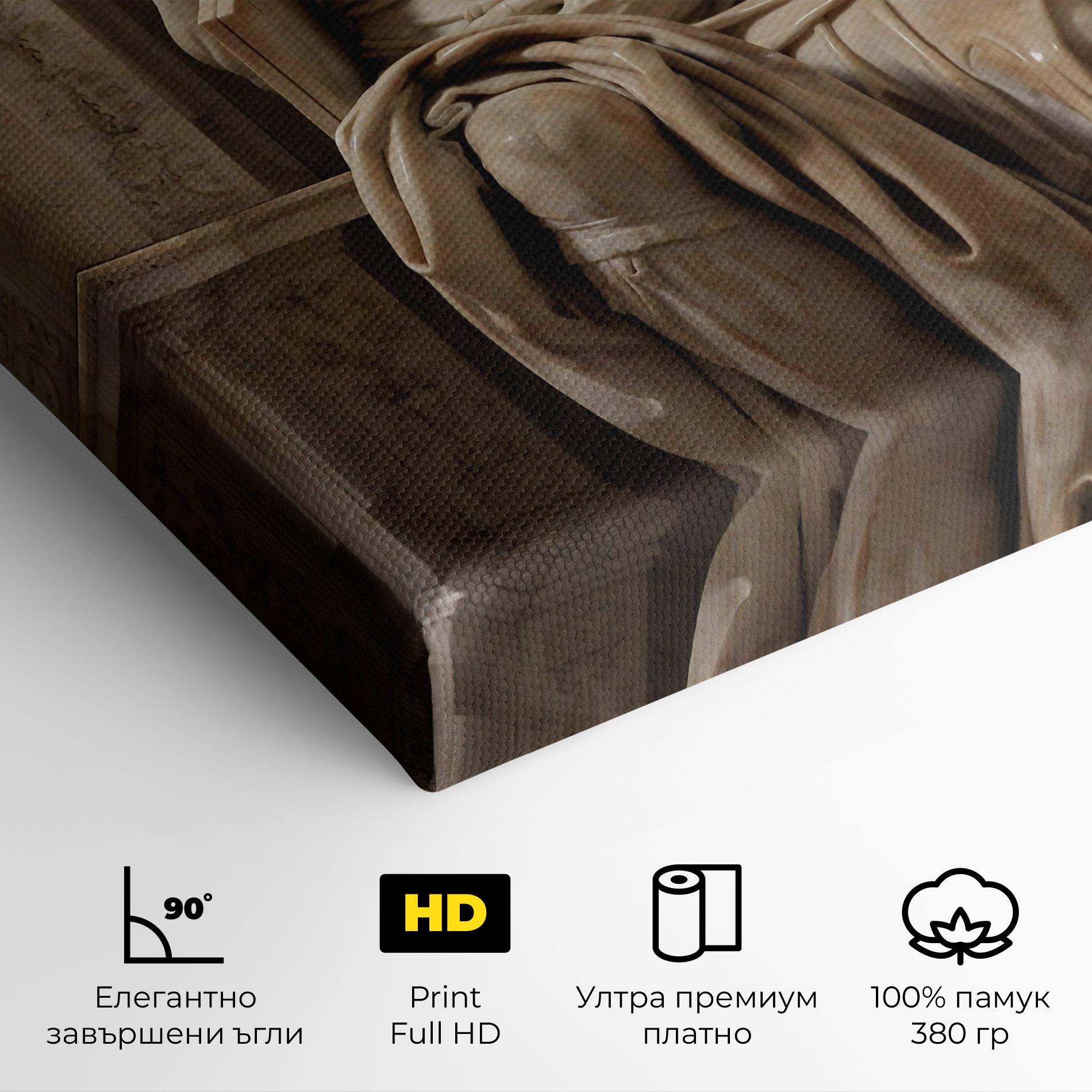 Картина на платно Statue Moses mockup 4