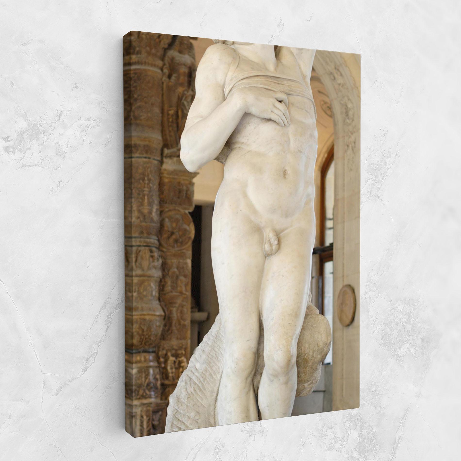 Картина на платно Dying Slave mockup 1