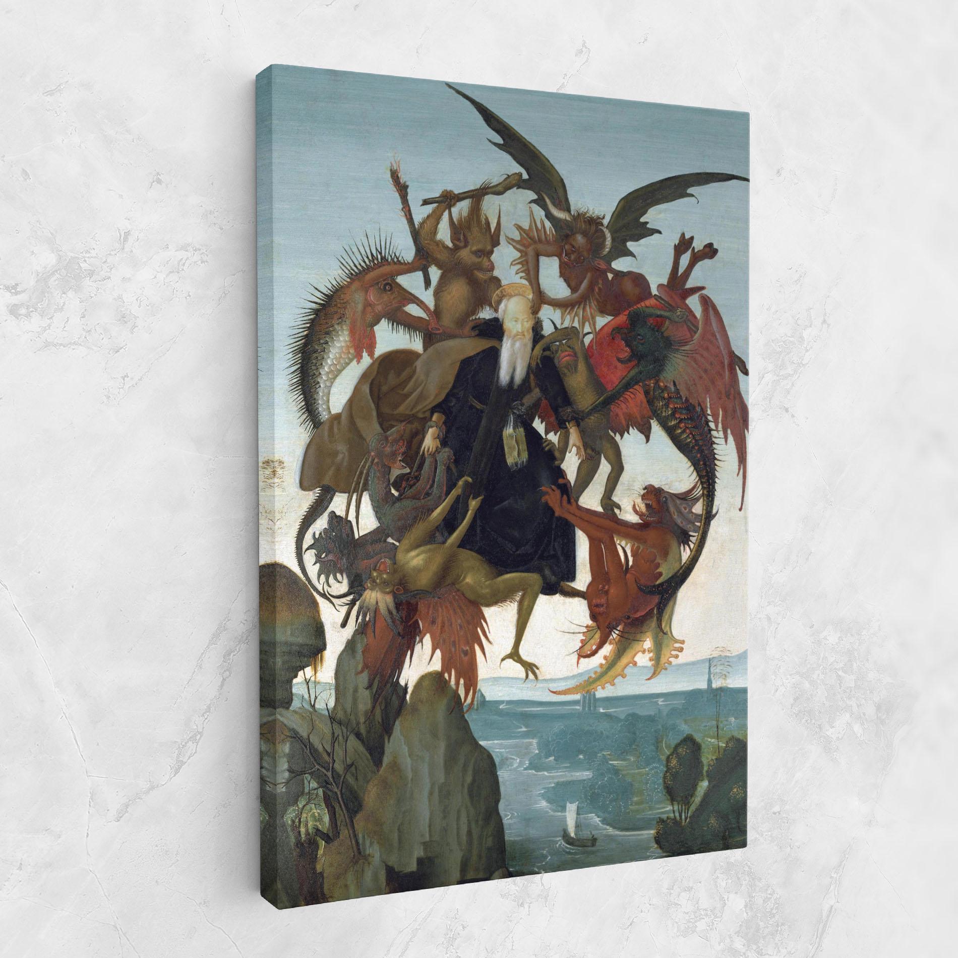 Картина на платно Torment Of Saint mockup 1