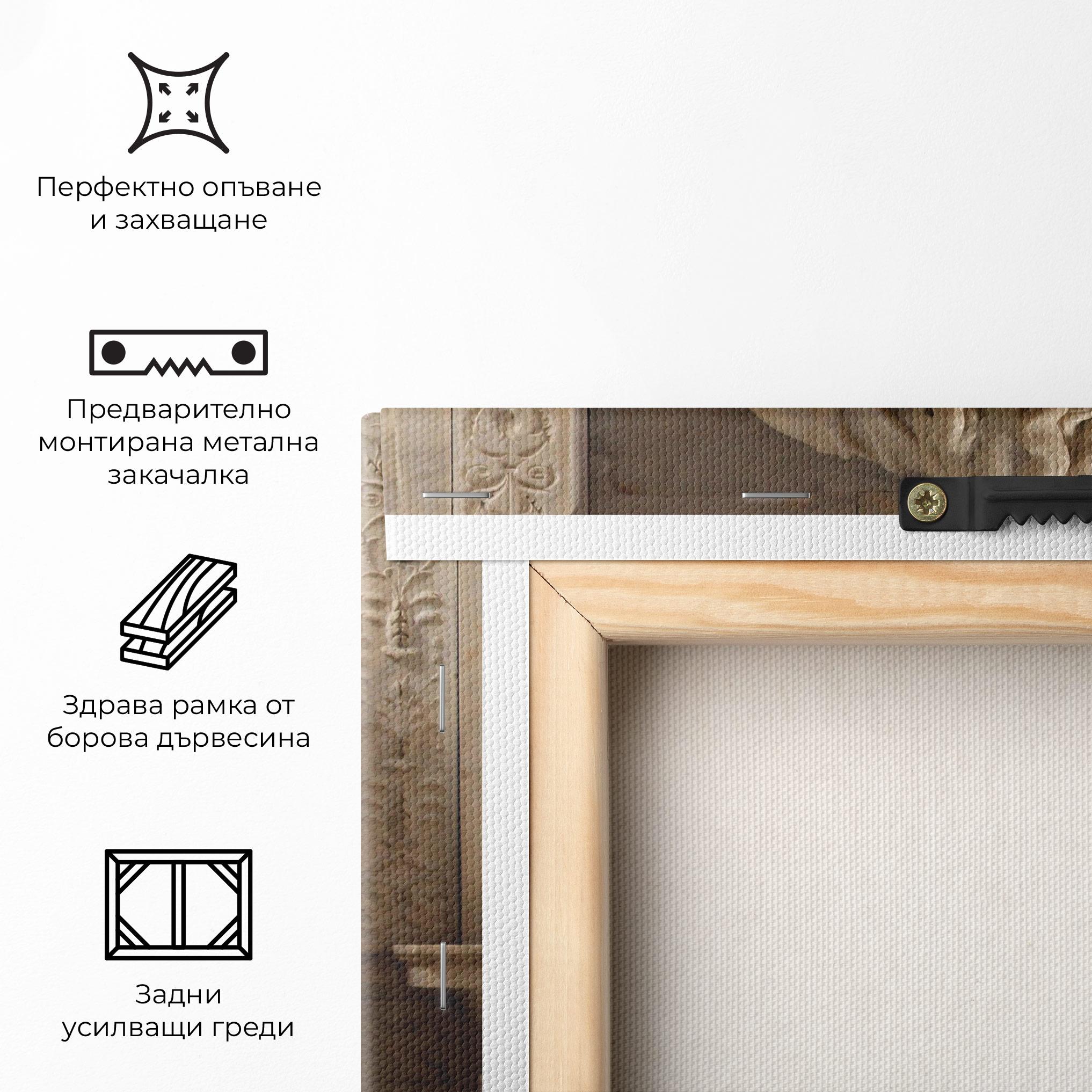 Картина на платно Statue Moses mockup 5