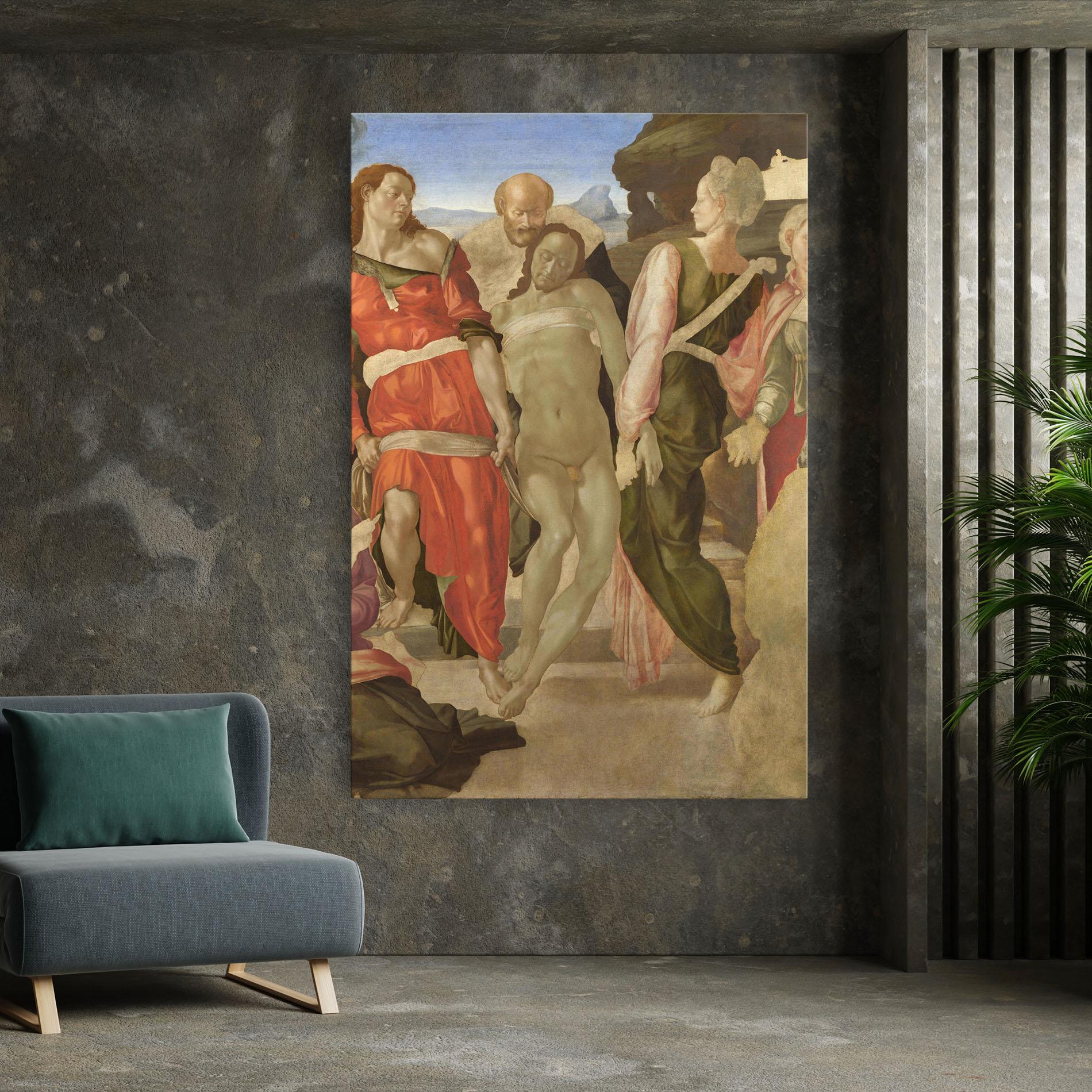 Картина на платно Entombment mockup 7