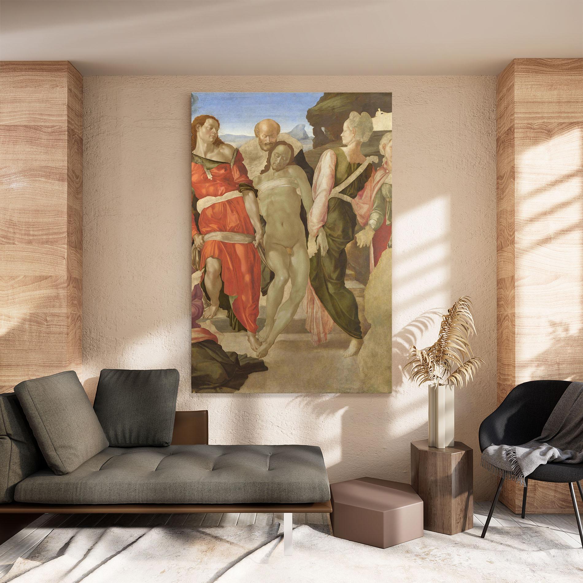 Картина на платно Entombment mockup 8