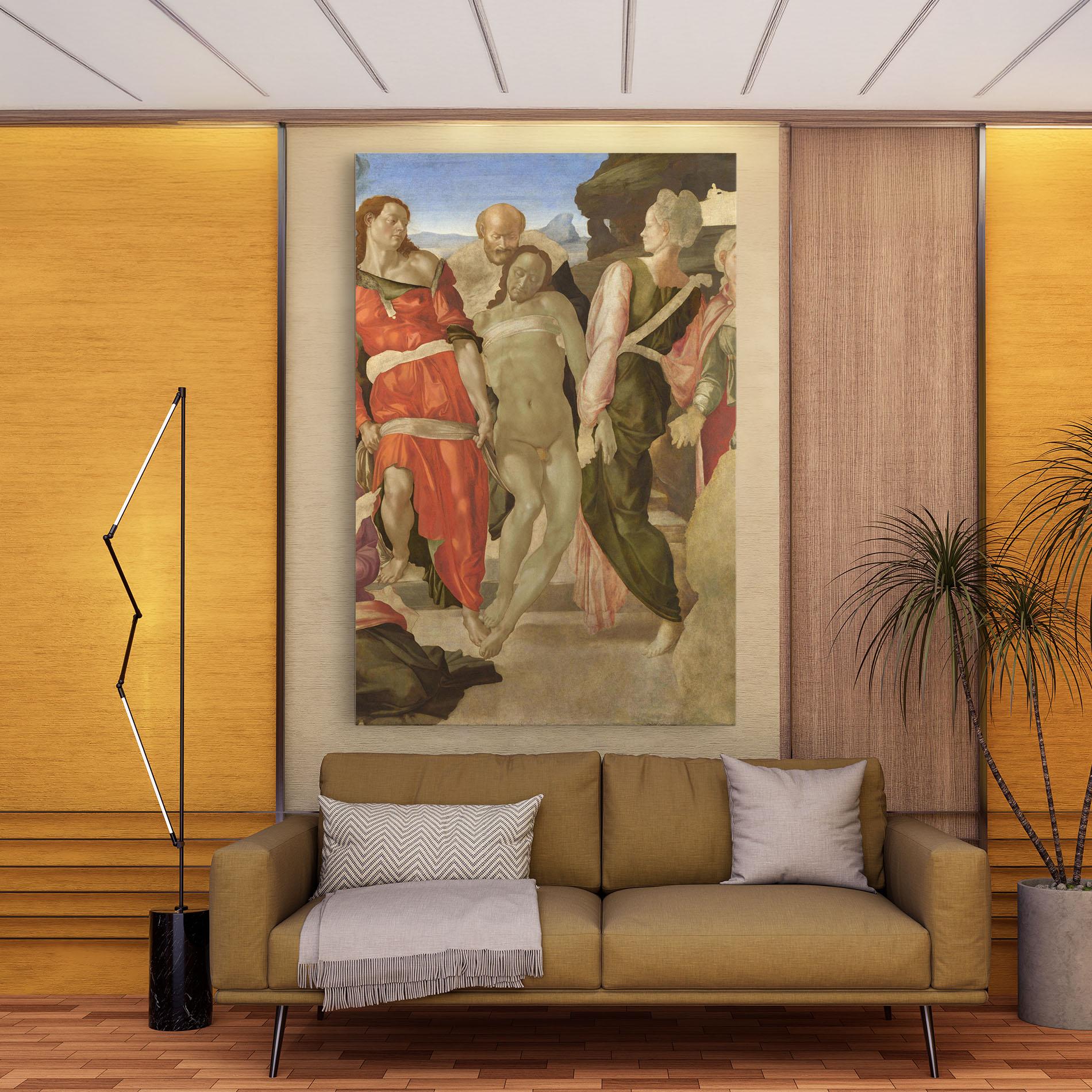 Картина на платно Entombment mockup 9