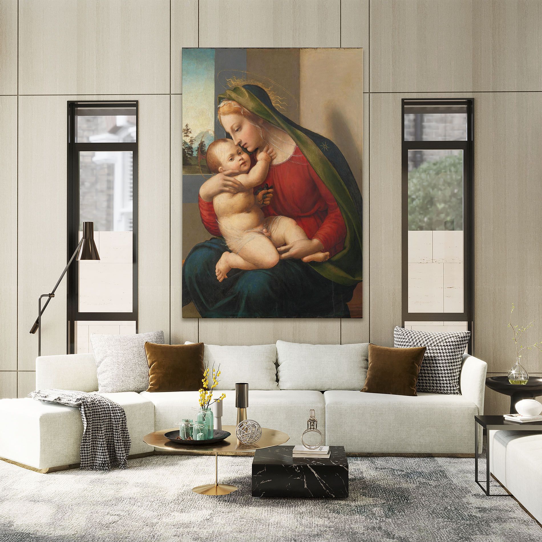 Madonna And Child mockup 2