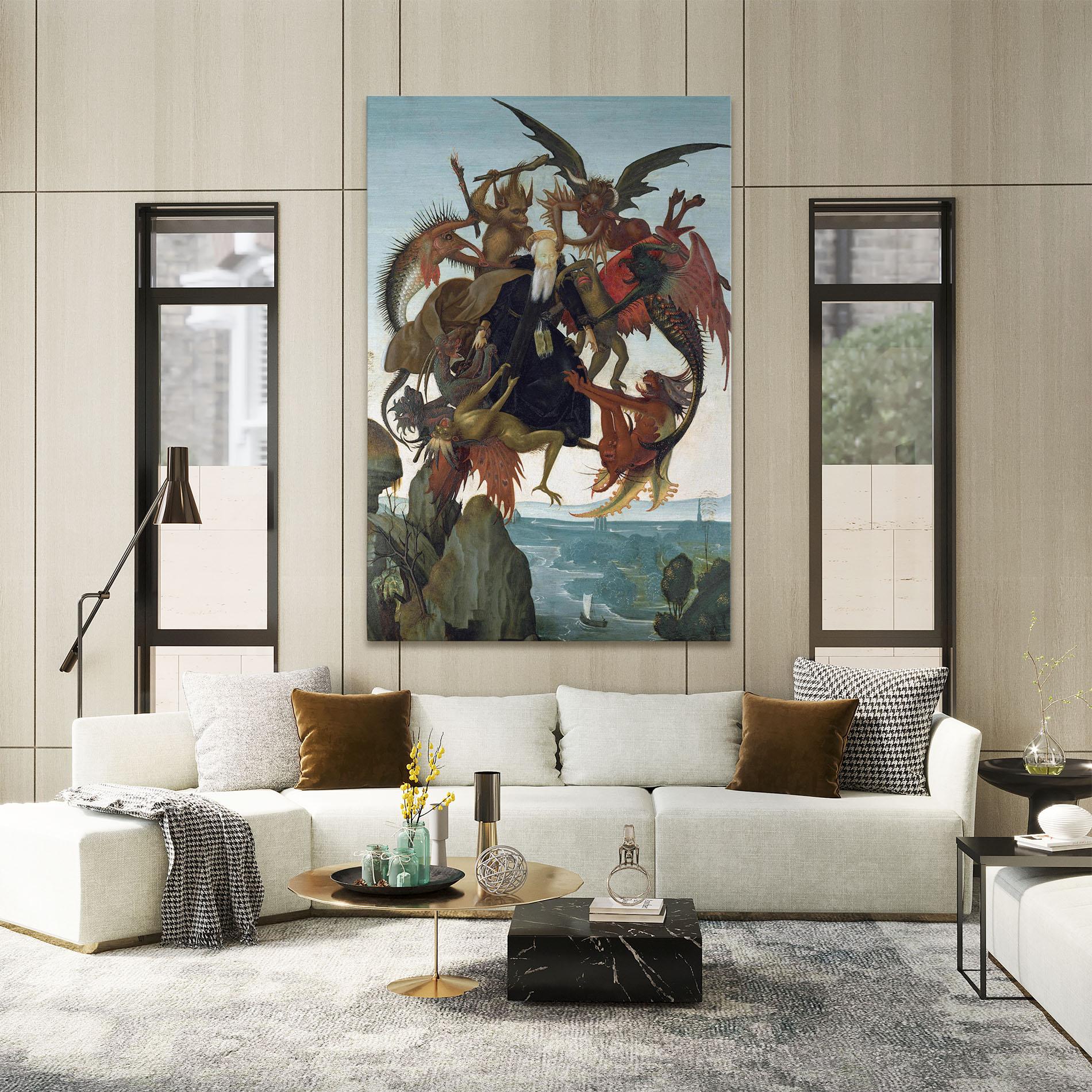 Картина на платно Torment Of Saint mockup 2