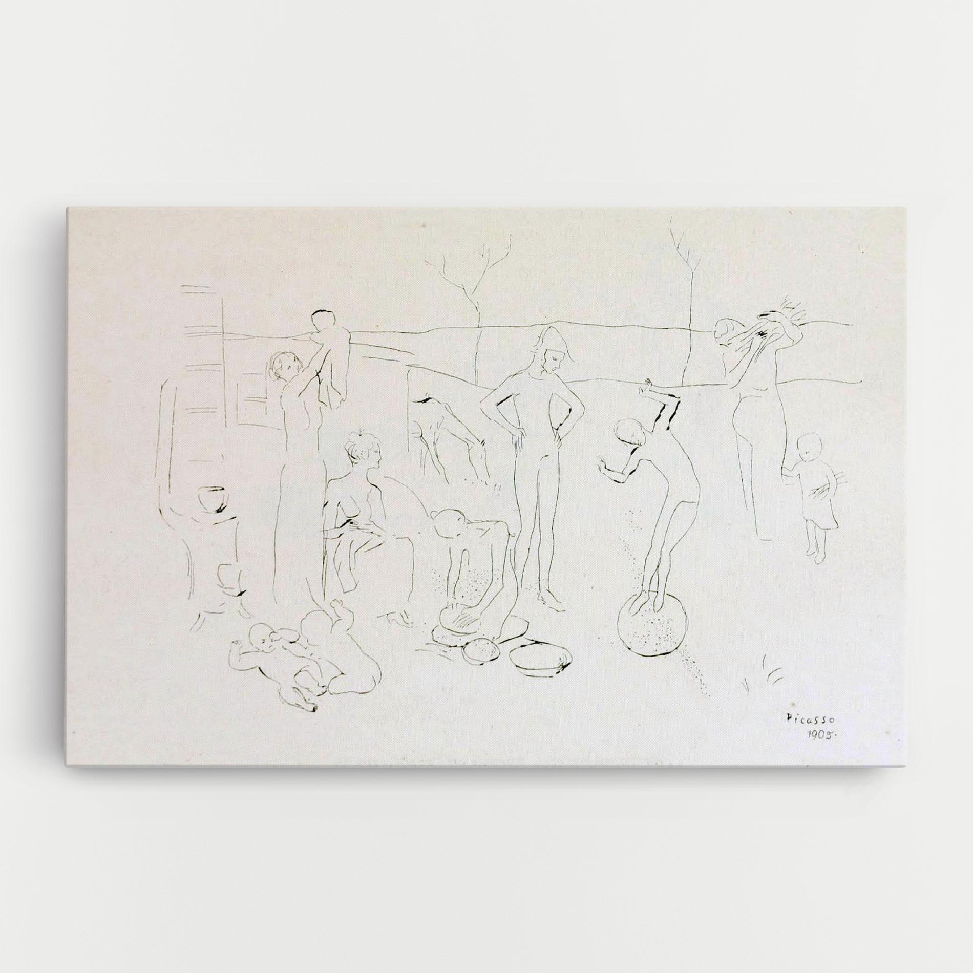 Картина на платно The Acrobats mockup 0