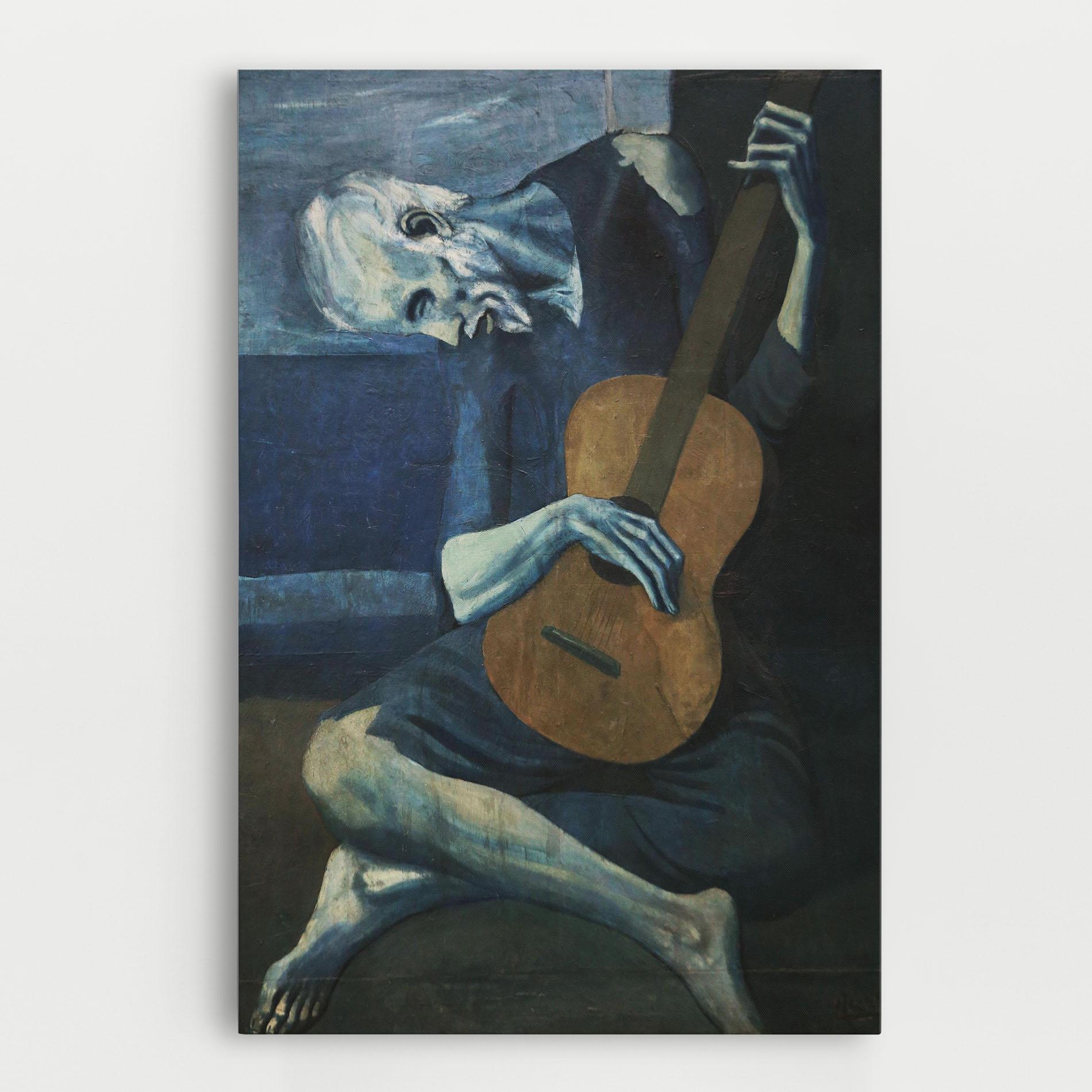 Картина на платно Old Guitarist mockup 0