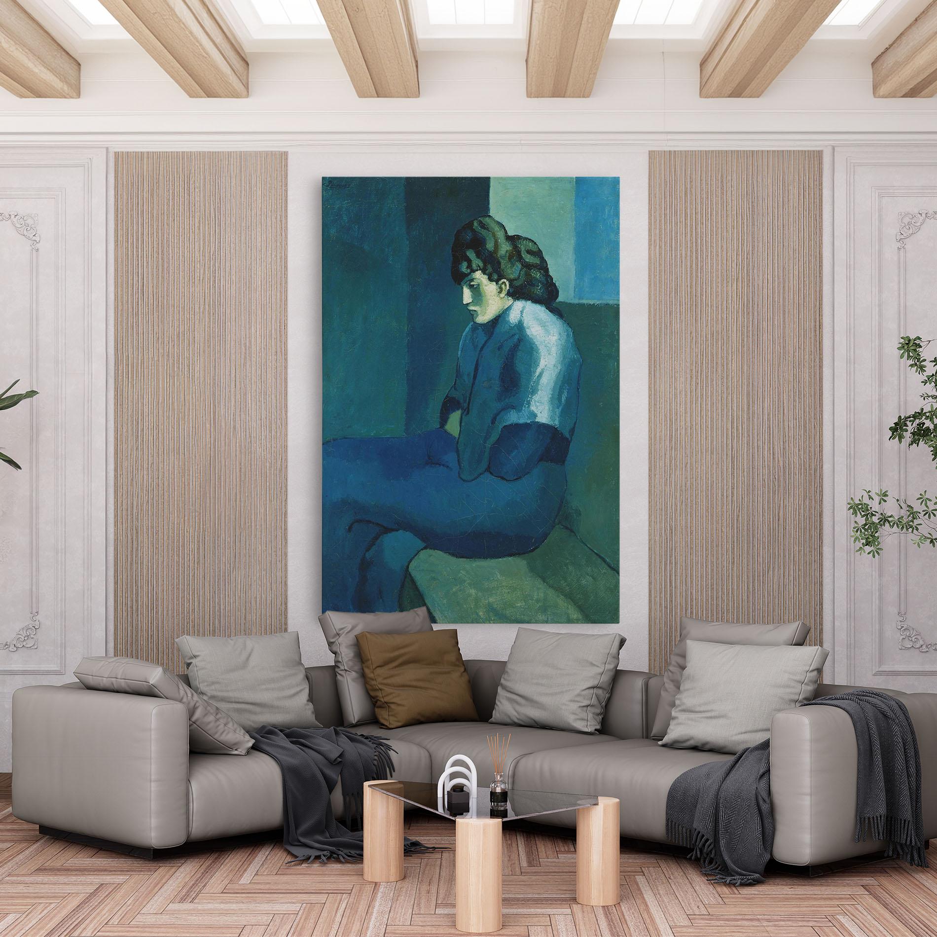 Картина на платно Femme Assise mockup 6