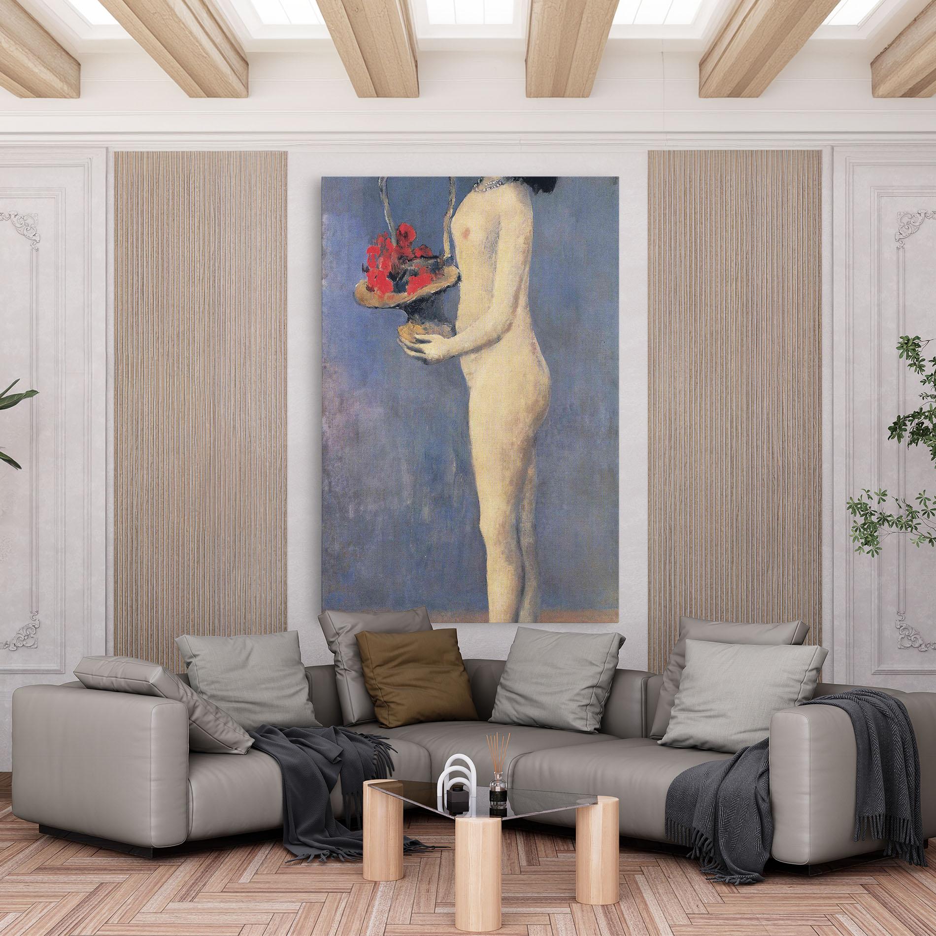 Картина на платно Le Panier Fleuri mockup 6