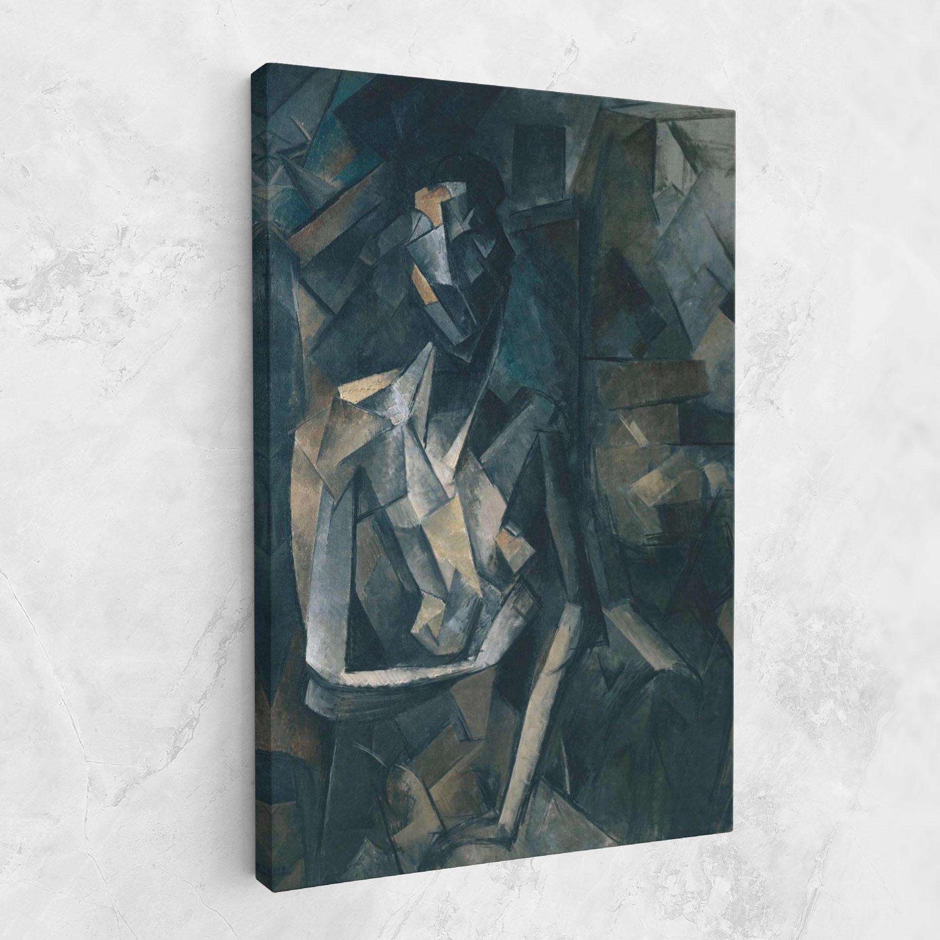 Картина на платно Dans Un Fauteuil mockup 1