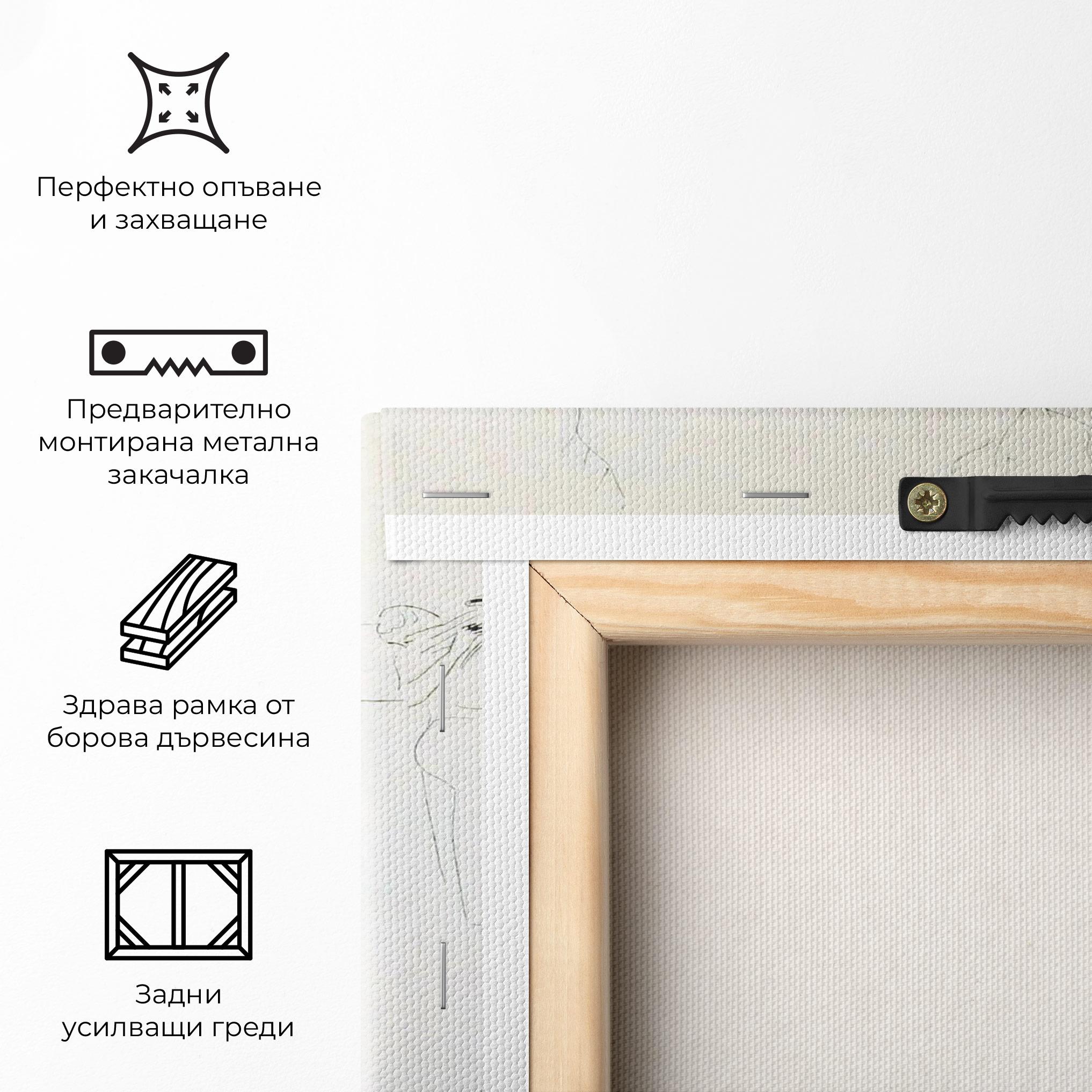 Картина на платно The Acrobats mockup 5