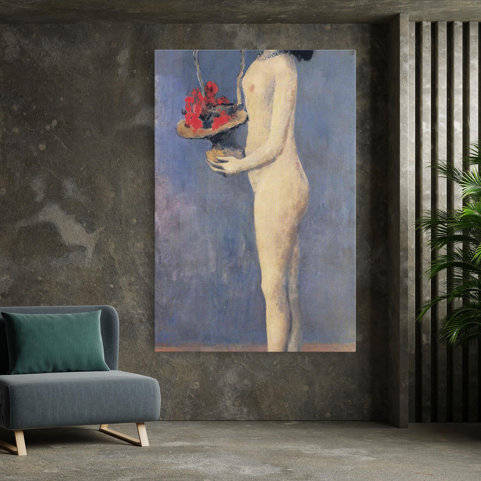 Картина на платно Le Panier Fleuri mockup 7