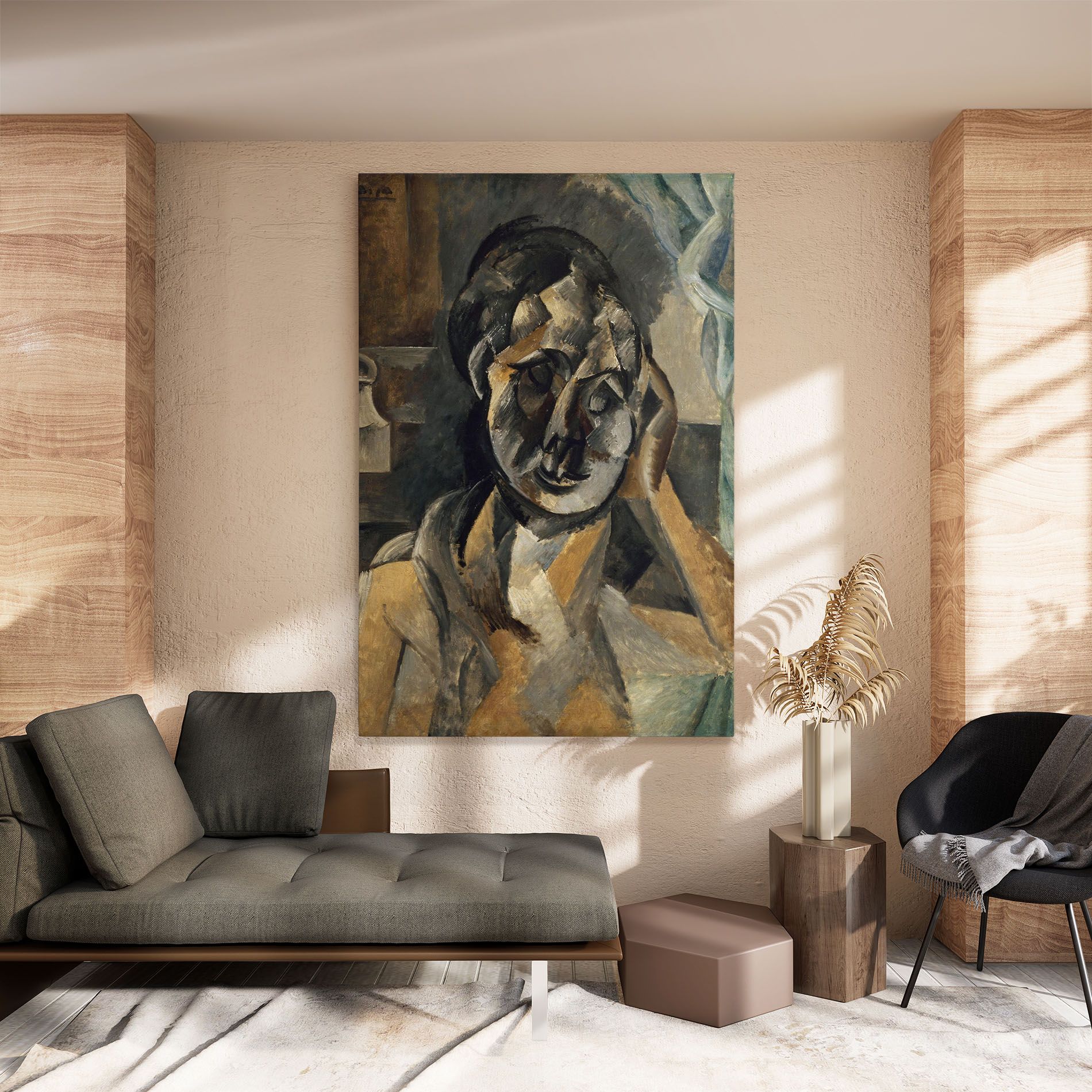 Woman With Mustard mockup 8