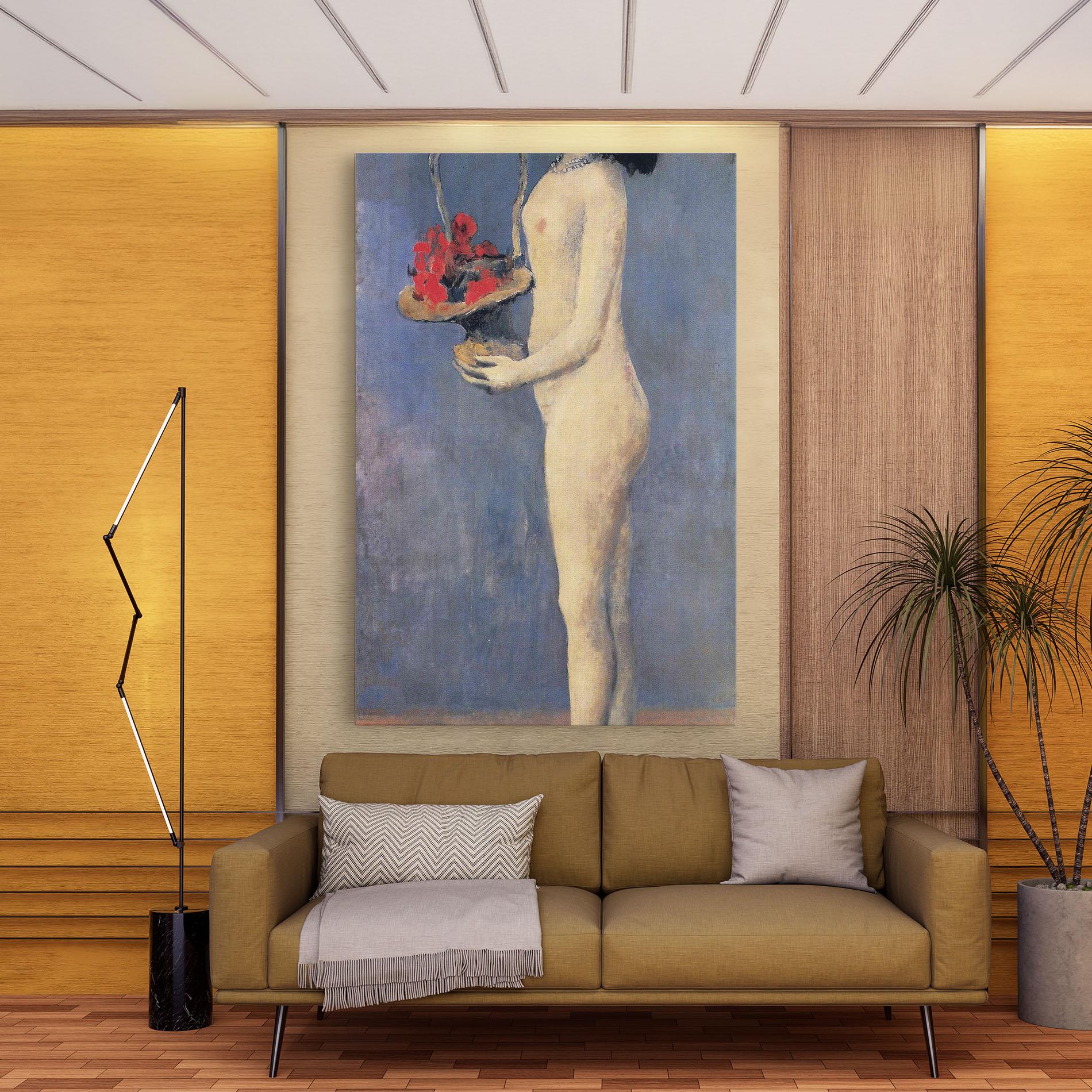 Картина на платно Le Panier Fleuri mockup 9