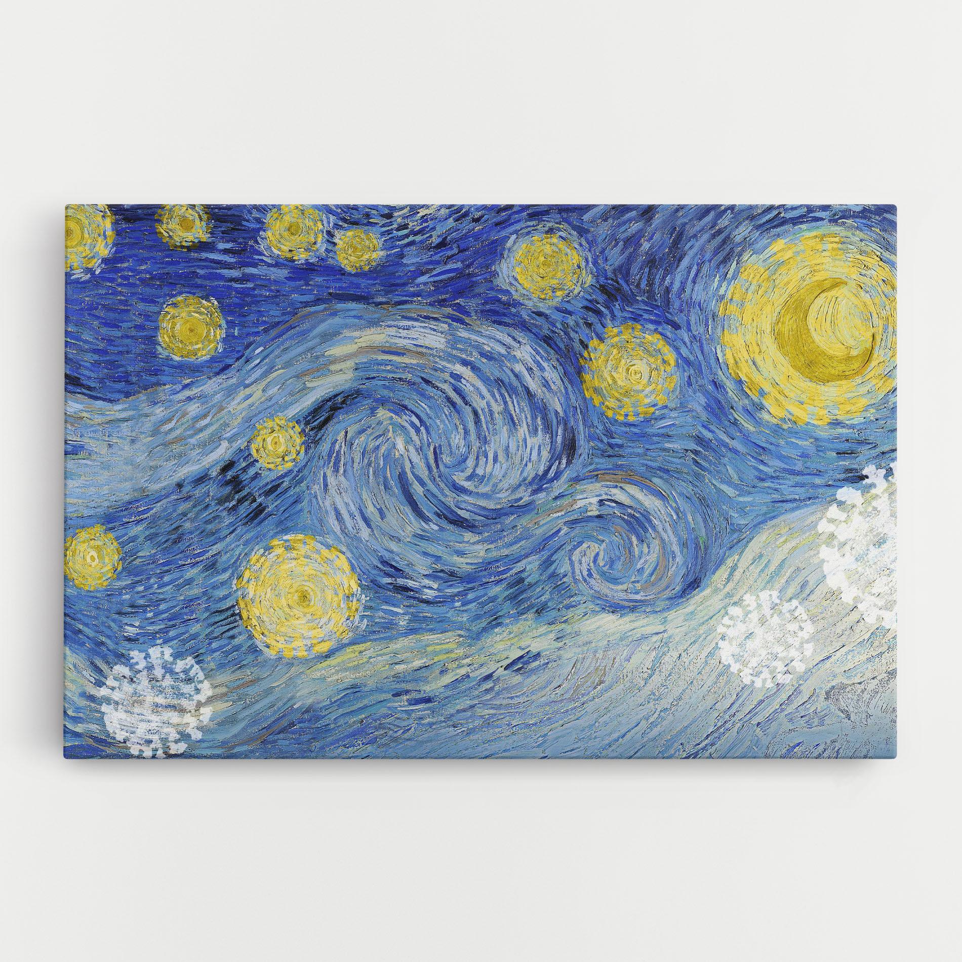 Картина на платно Van Gogh Starry Night mockup 0
